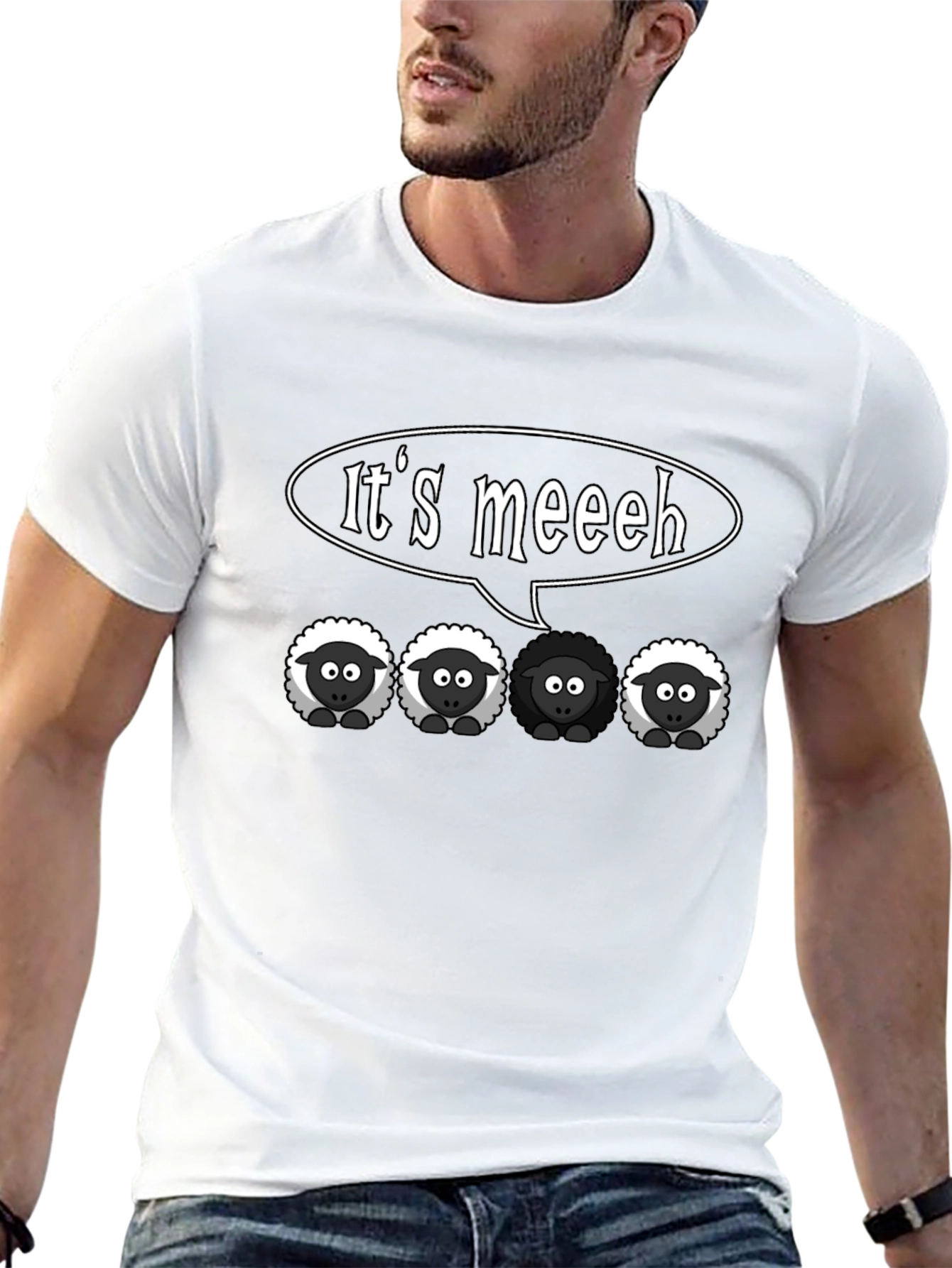 Black Sheep Its Meeeh Humor T-Shirt