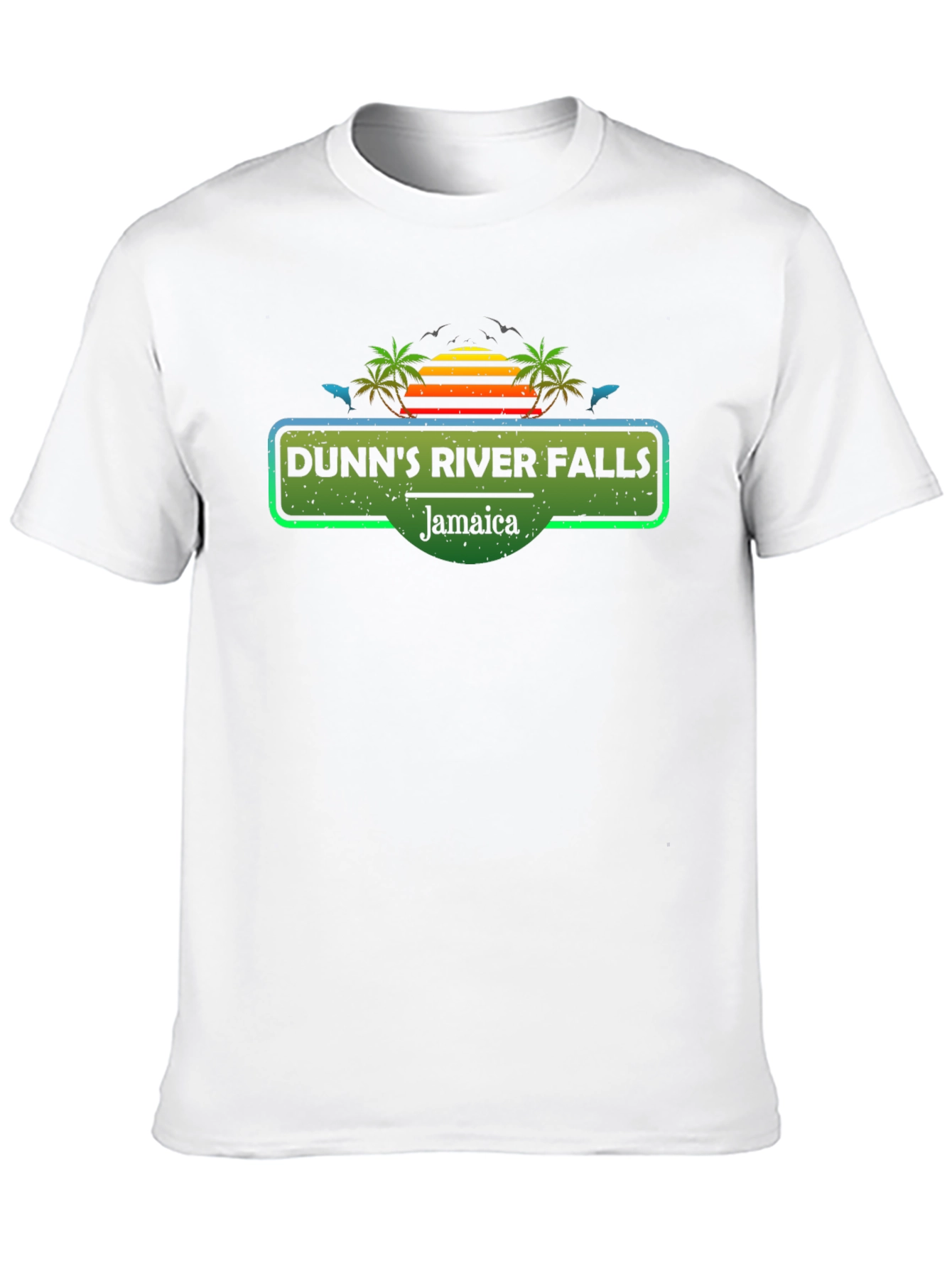 Dunns River Falls Jamaica Graphic T-Shirt