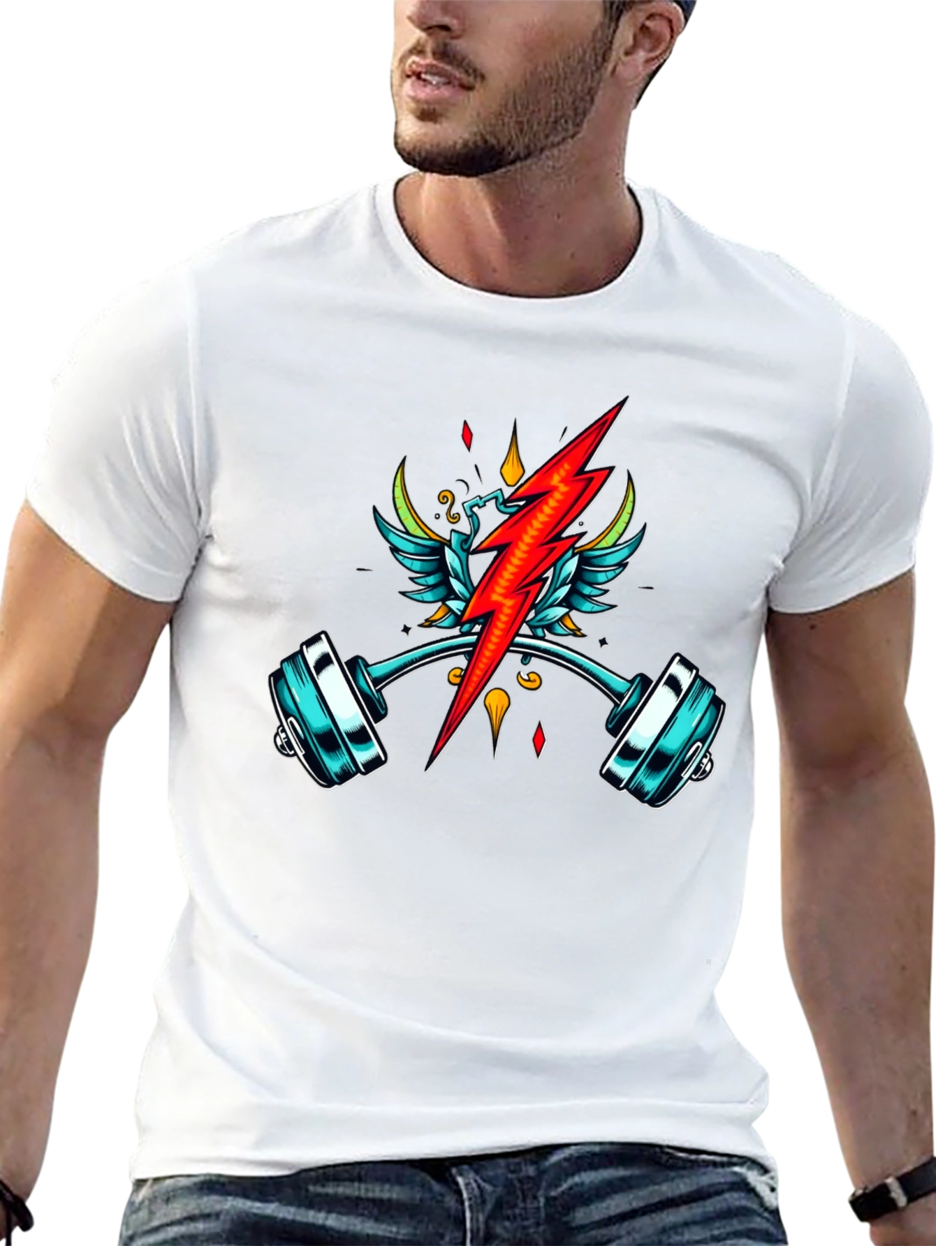 Lightning Barbell T-Shirt