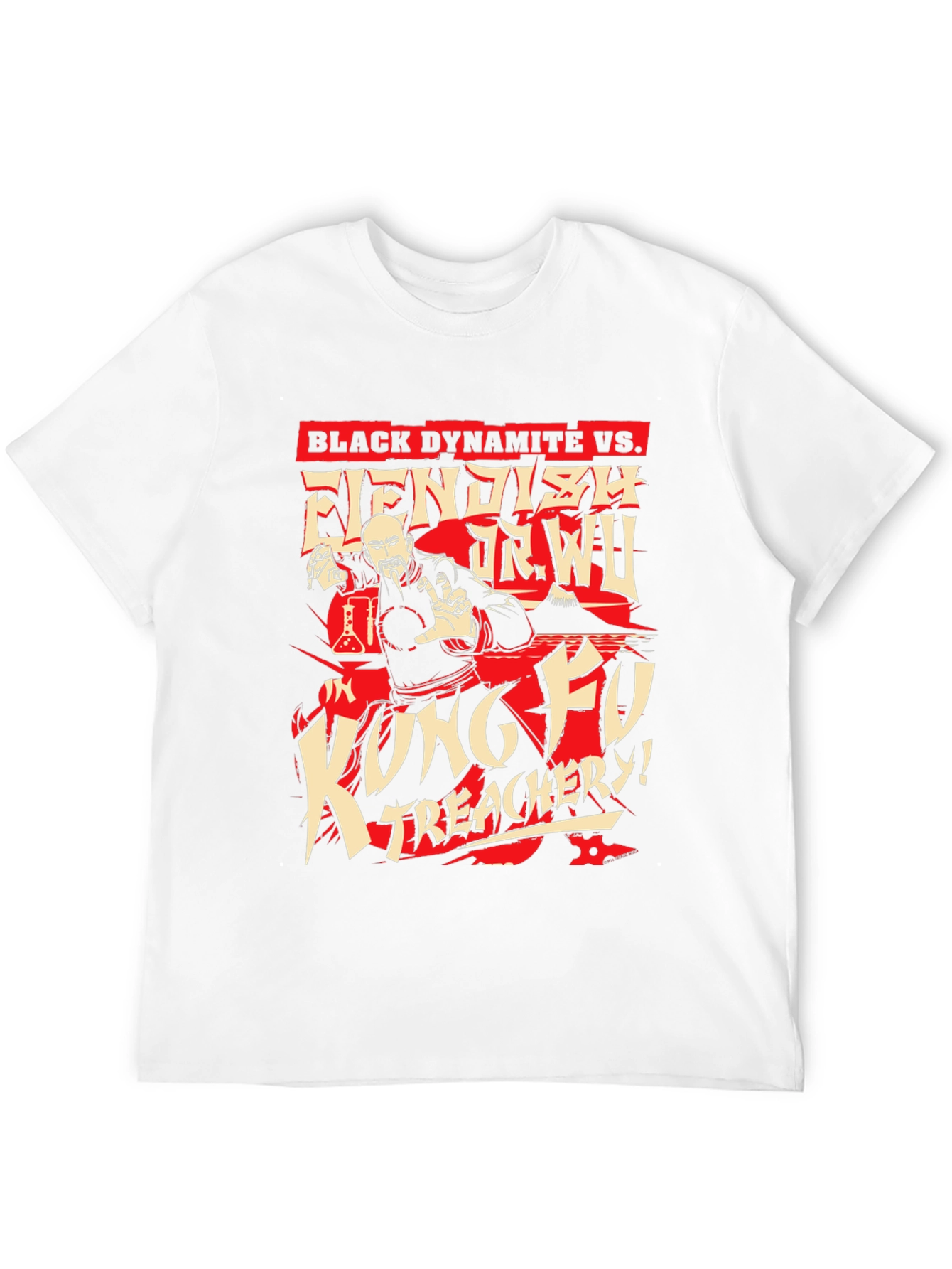 Black Dynamite vs. Fiendish Dr. Wu T-Shirt