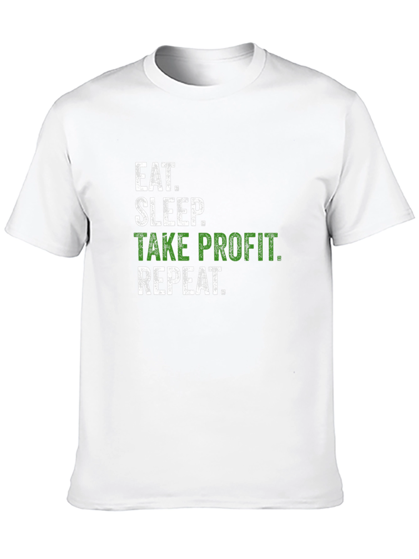 Eat Sleep Take Profit Repeat Black T-Shirt