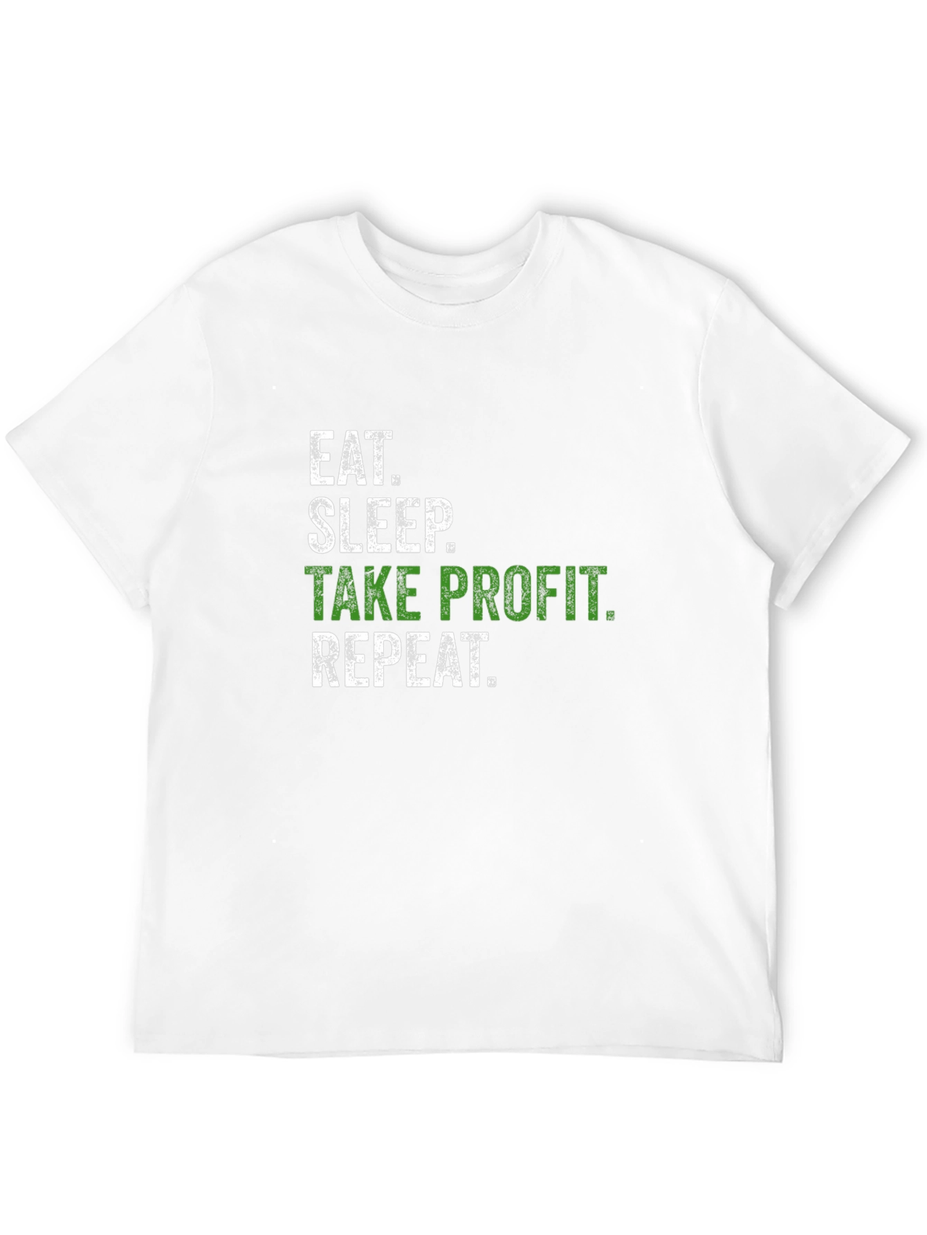 Eat Sleep Take Profit Repeat Black T-Shirt