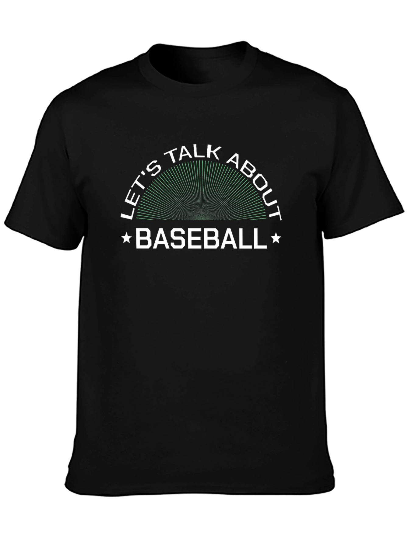 Lets Talk About Baseball Graphic T-Shirt