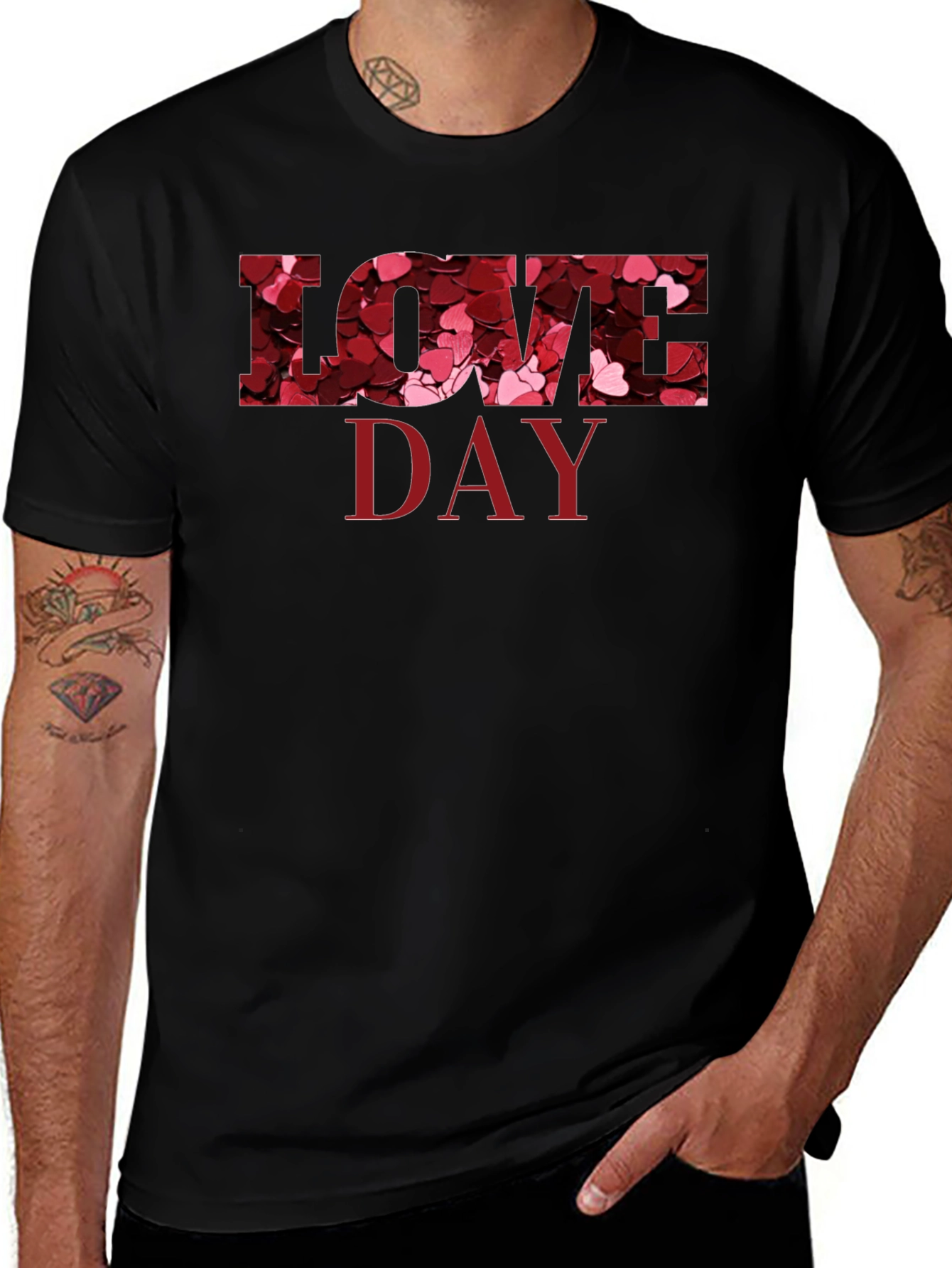 Love Day Heart Filled T-Shirt