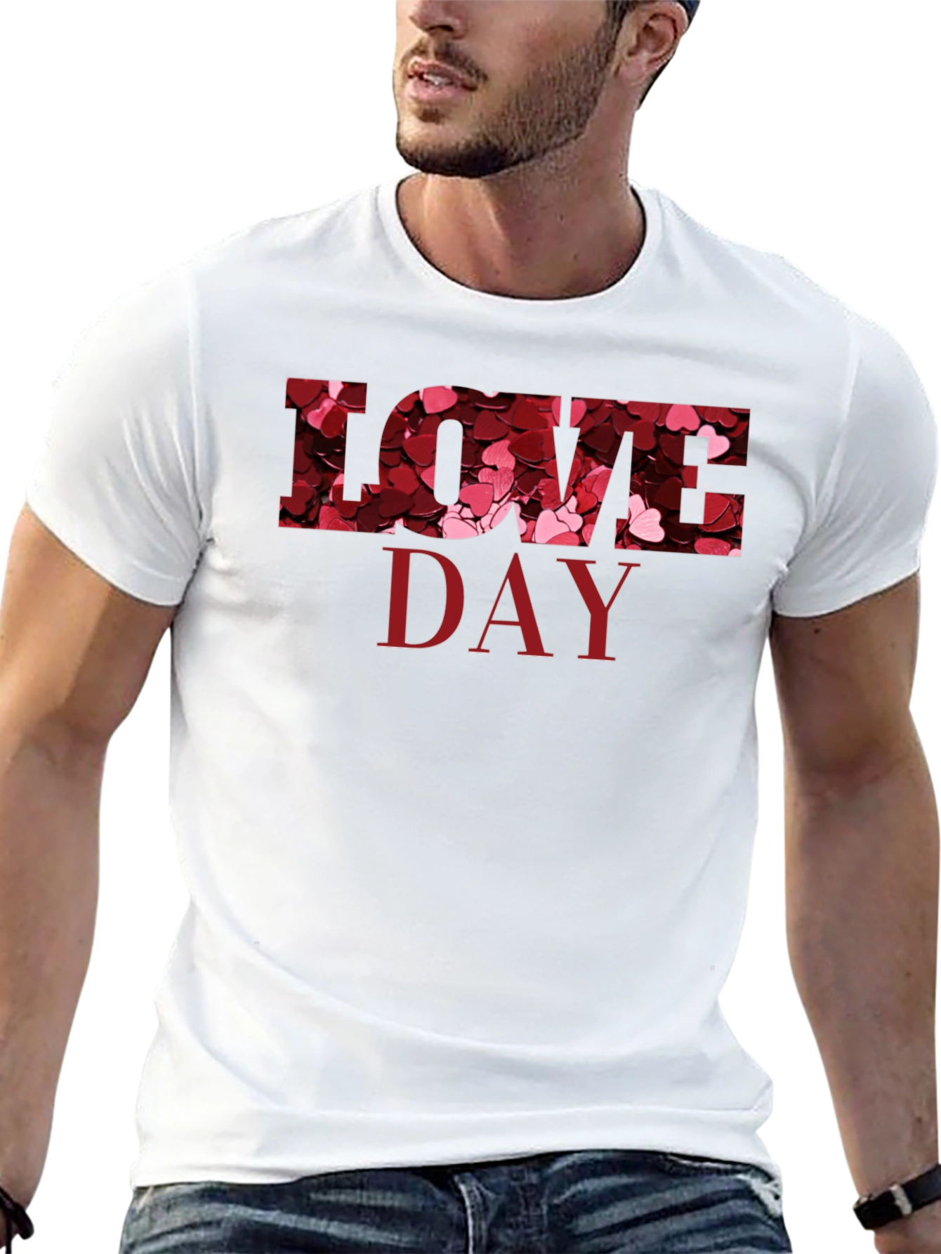 Love Day Heart Filled T-Shirt
