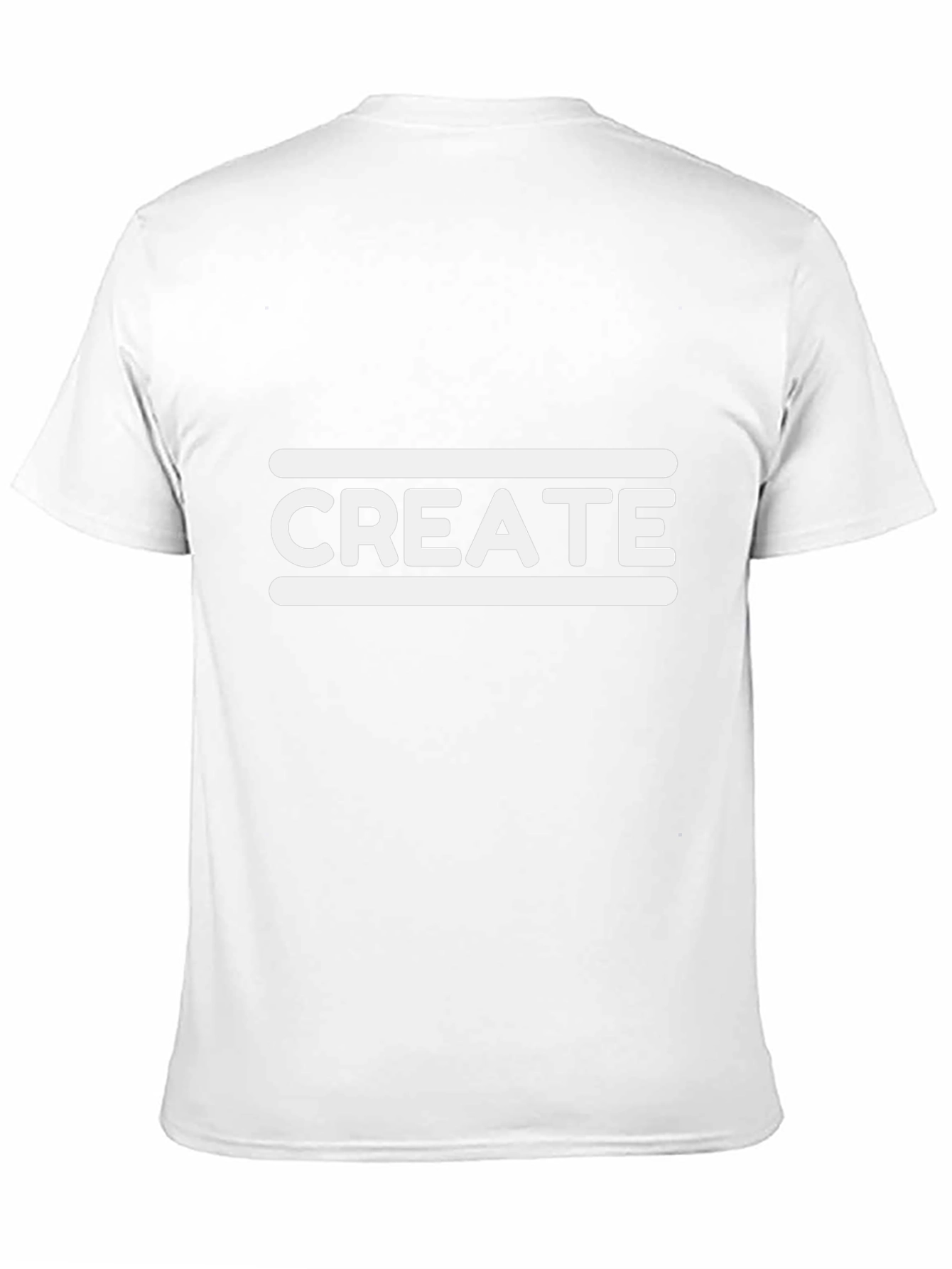 Create Graphic Tee - Black Cotton T-Shirt