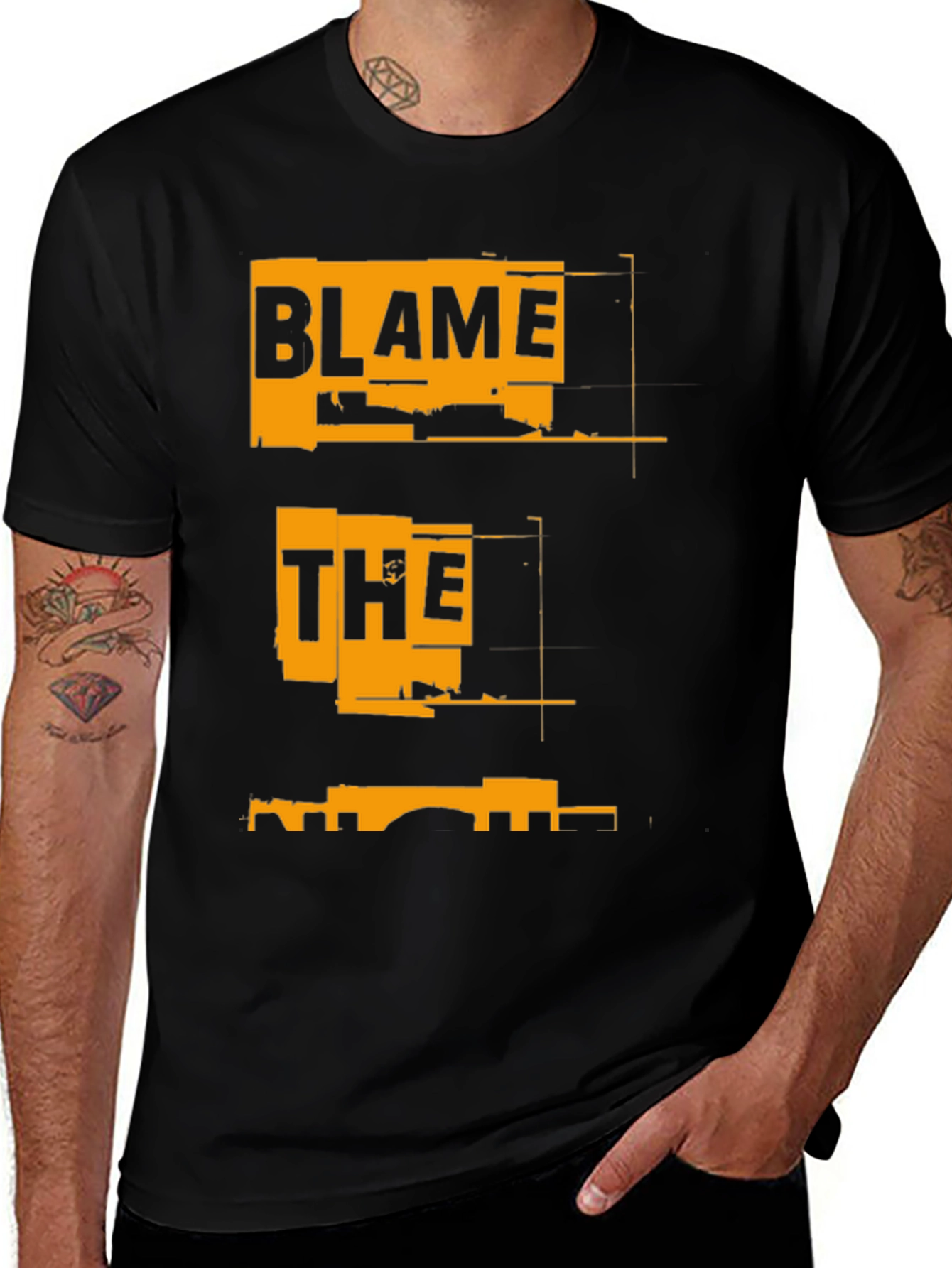 Blame The T-Shirt - Unique Graphic Tee