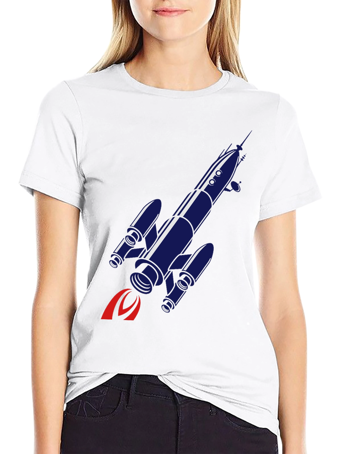 Rocket Graphic T-Shirt - Space Adventure Tee