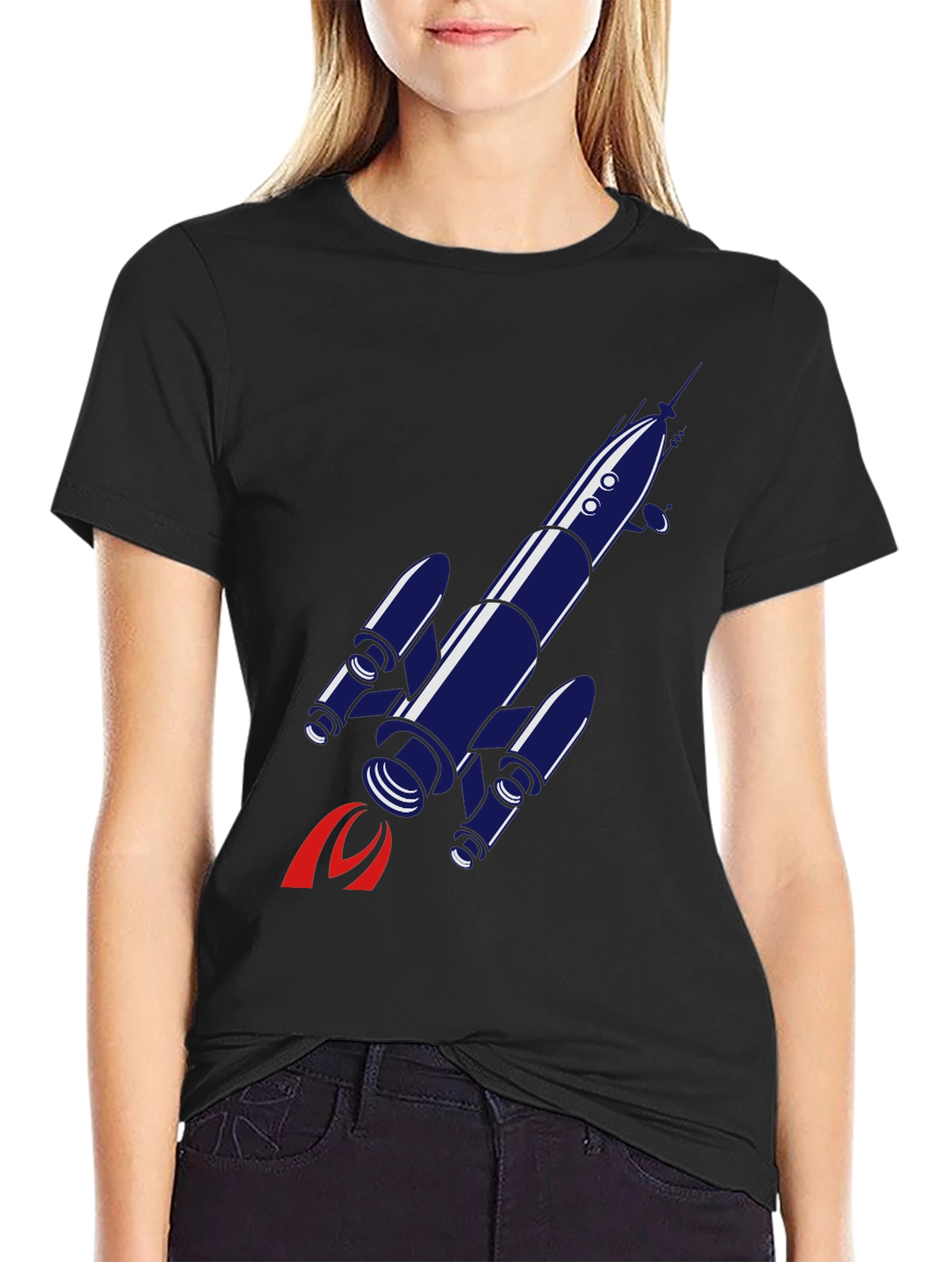 Rocket Graphic T-Shirt - Space Adventure Tee