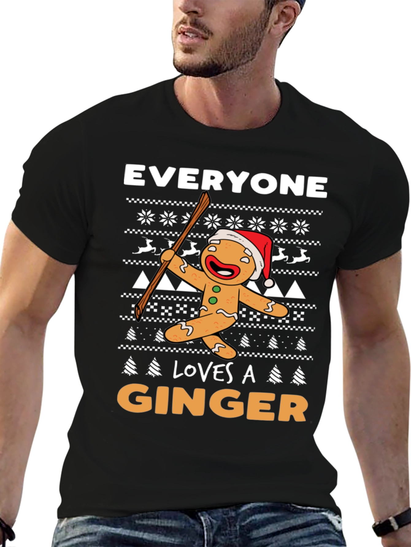 Gingerbread Man Christmas T-Shirt