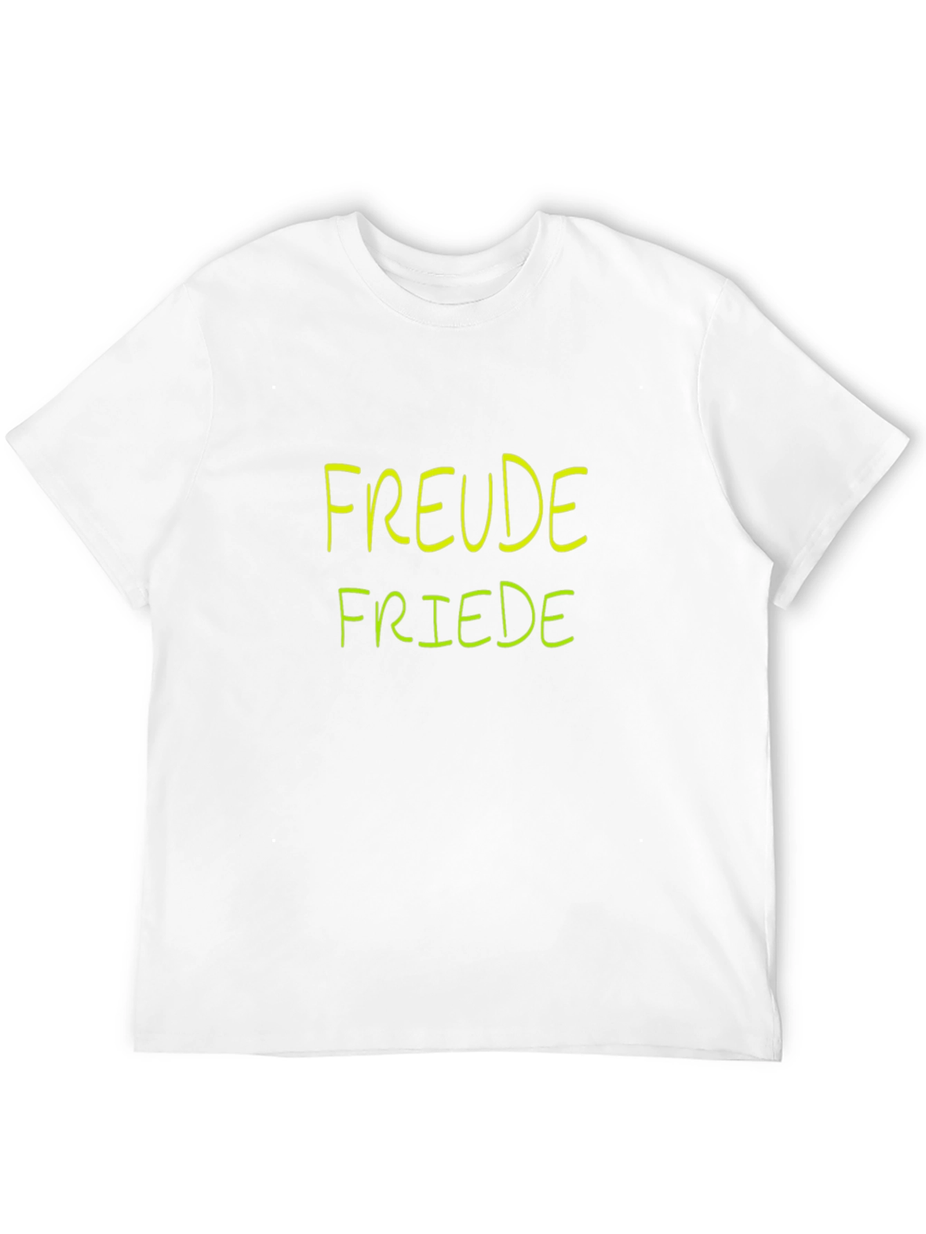 Freude Friede Graphic Tee - Black Cotton T-Shirt