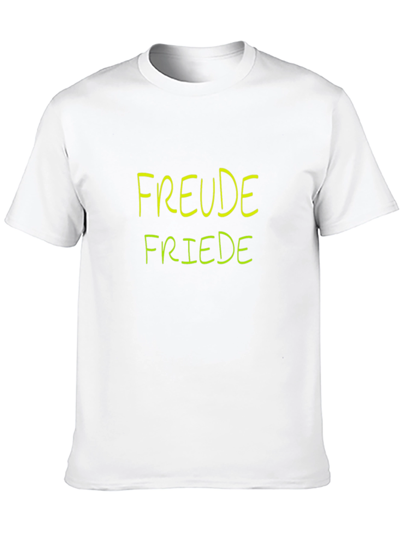 Freude Friede Graphic Tee - Black Cotton T-Shirt