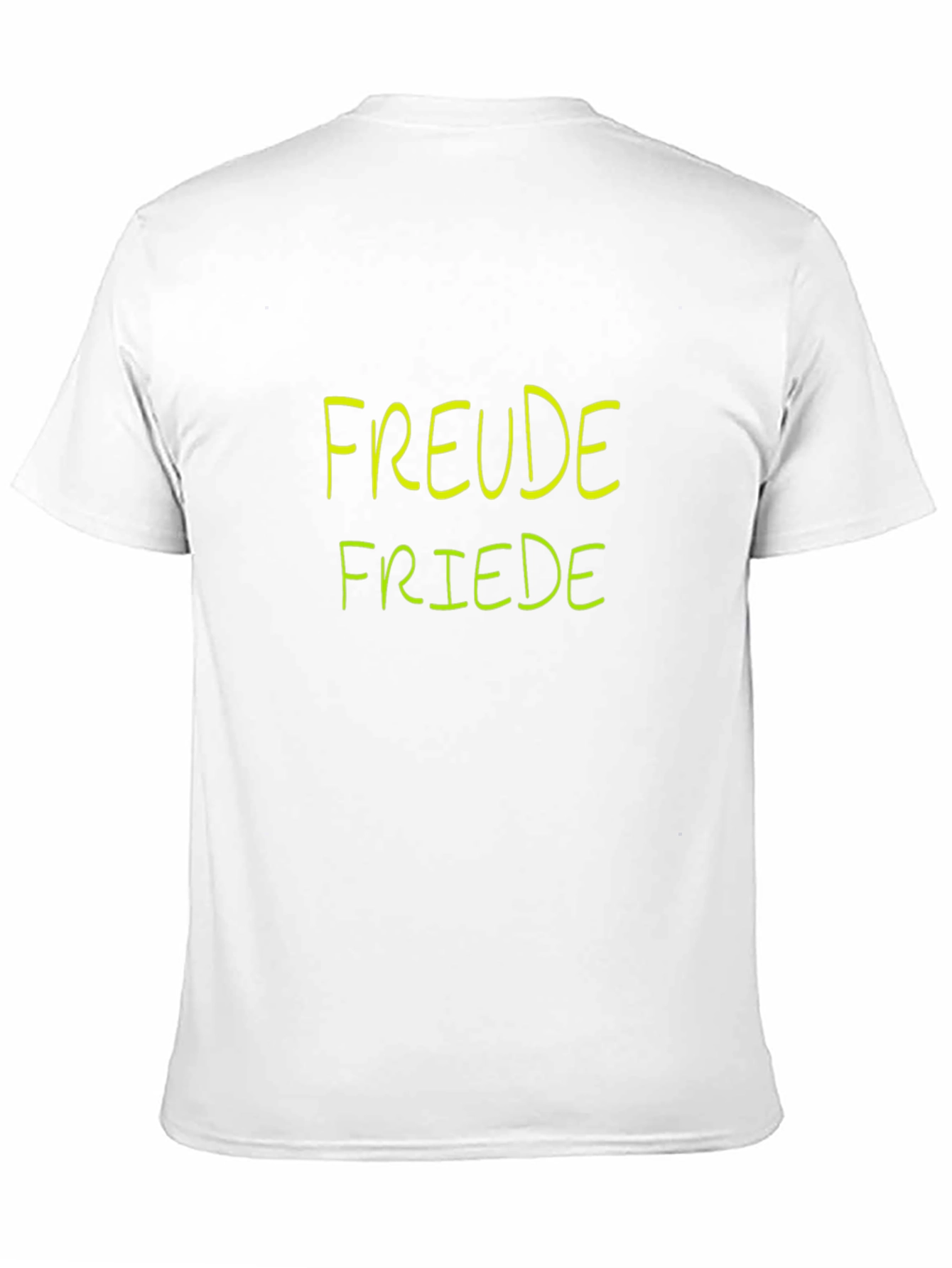 Freude Friede Graphic Tee - Black Cotton T-Shirt