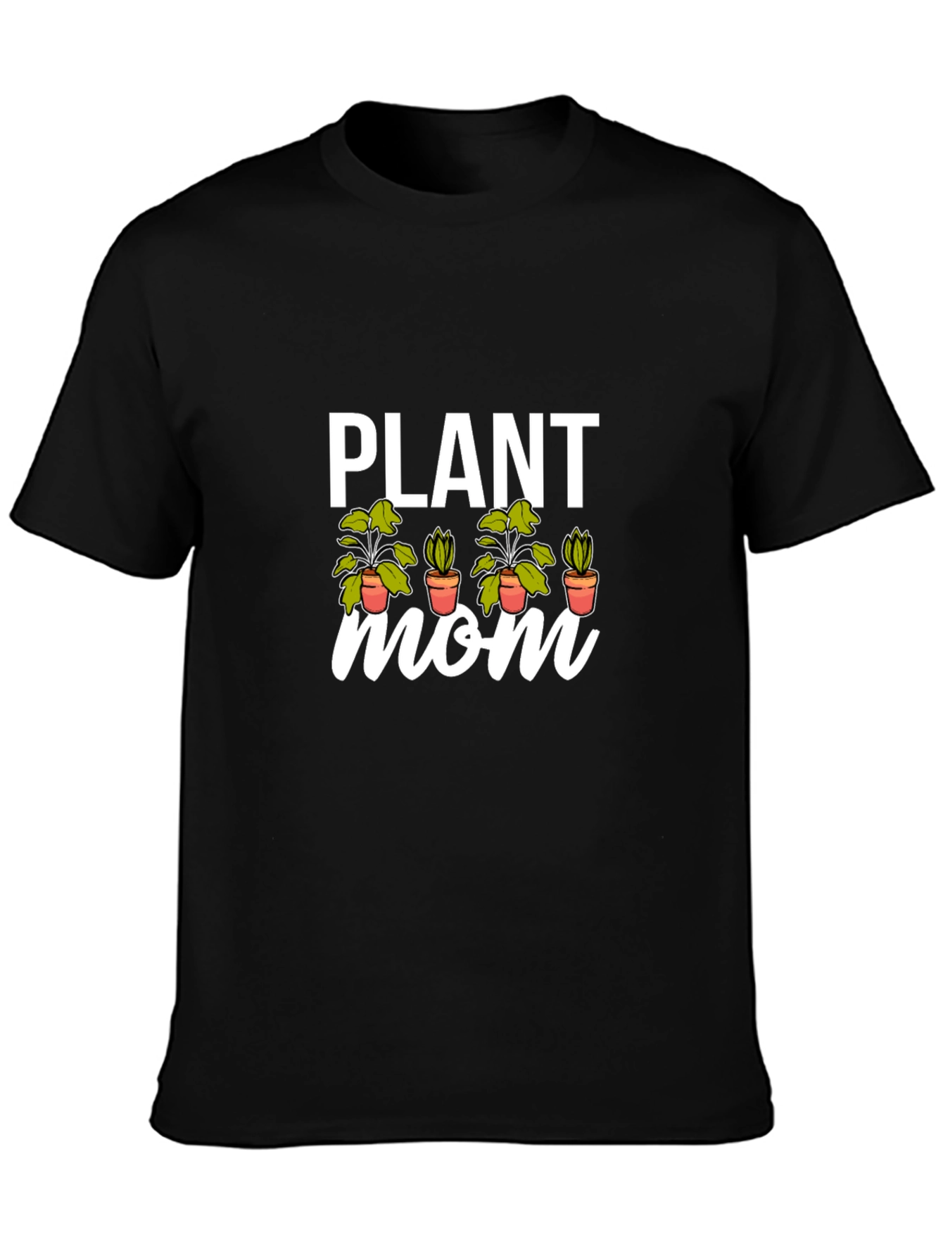 Plant Mom T-Shirt - Black