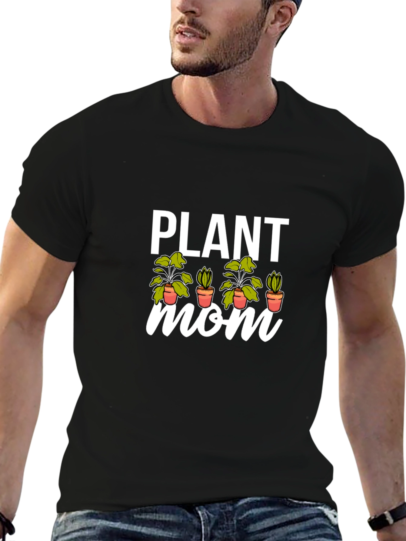 Plant Mom T-Shirt - Black
