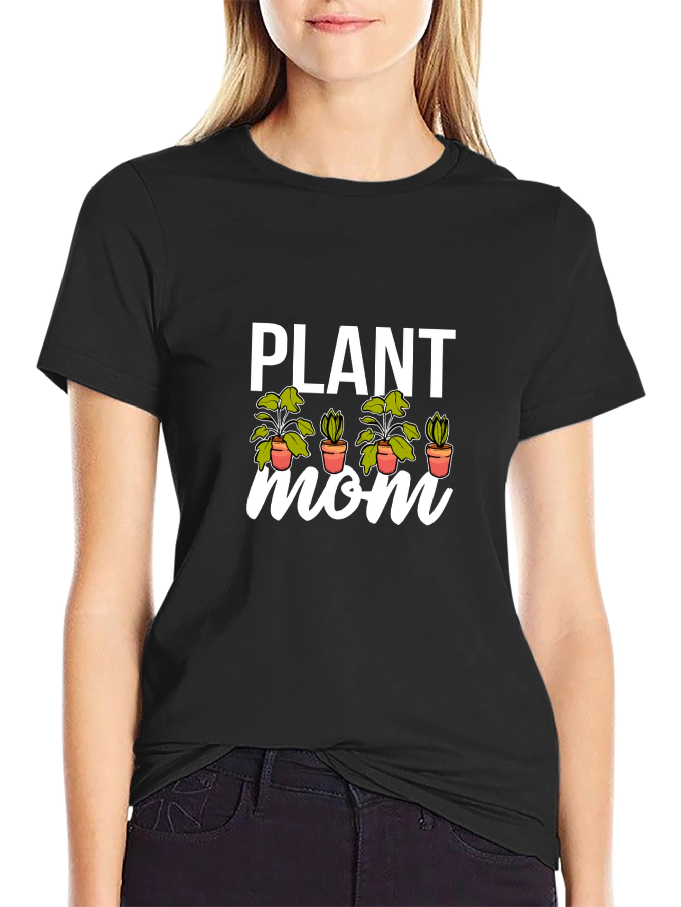 Plant Mom T-Shirt - Black
