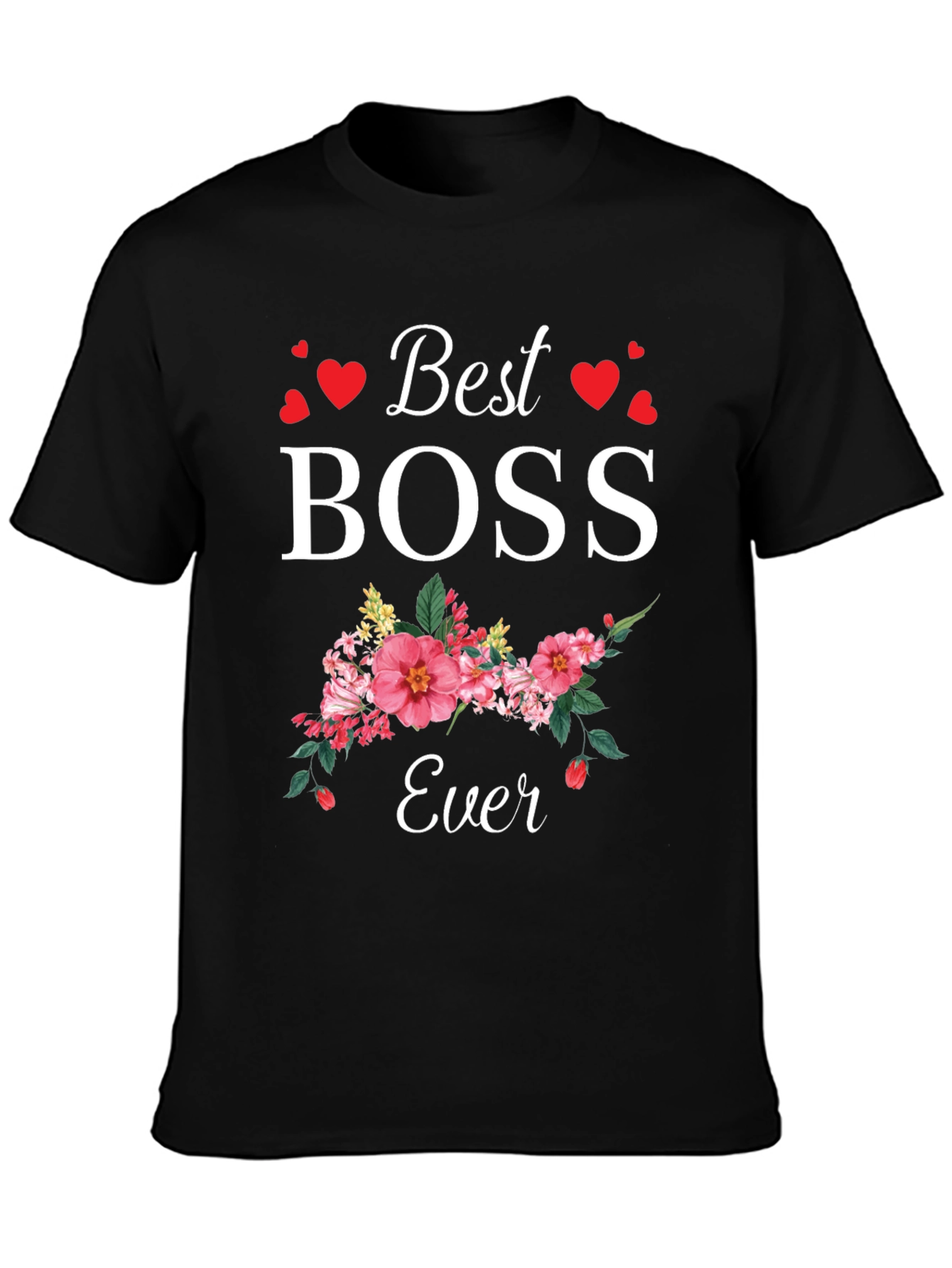 Best Boss Ever Floral T-Shirt