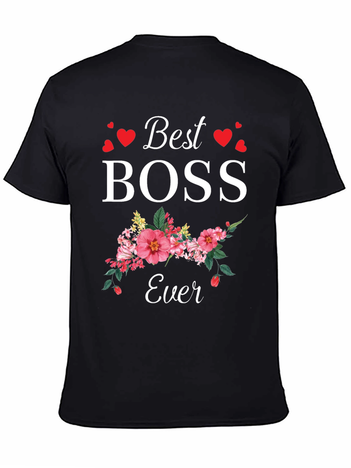 Best Boss Ever Floral T-Shirt