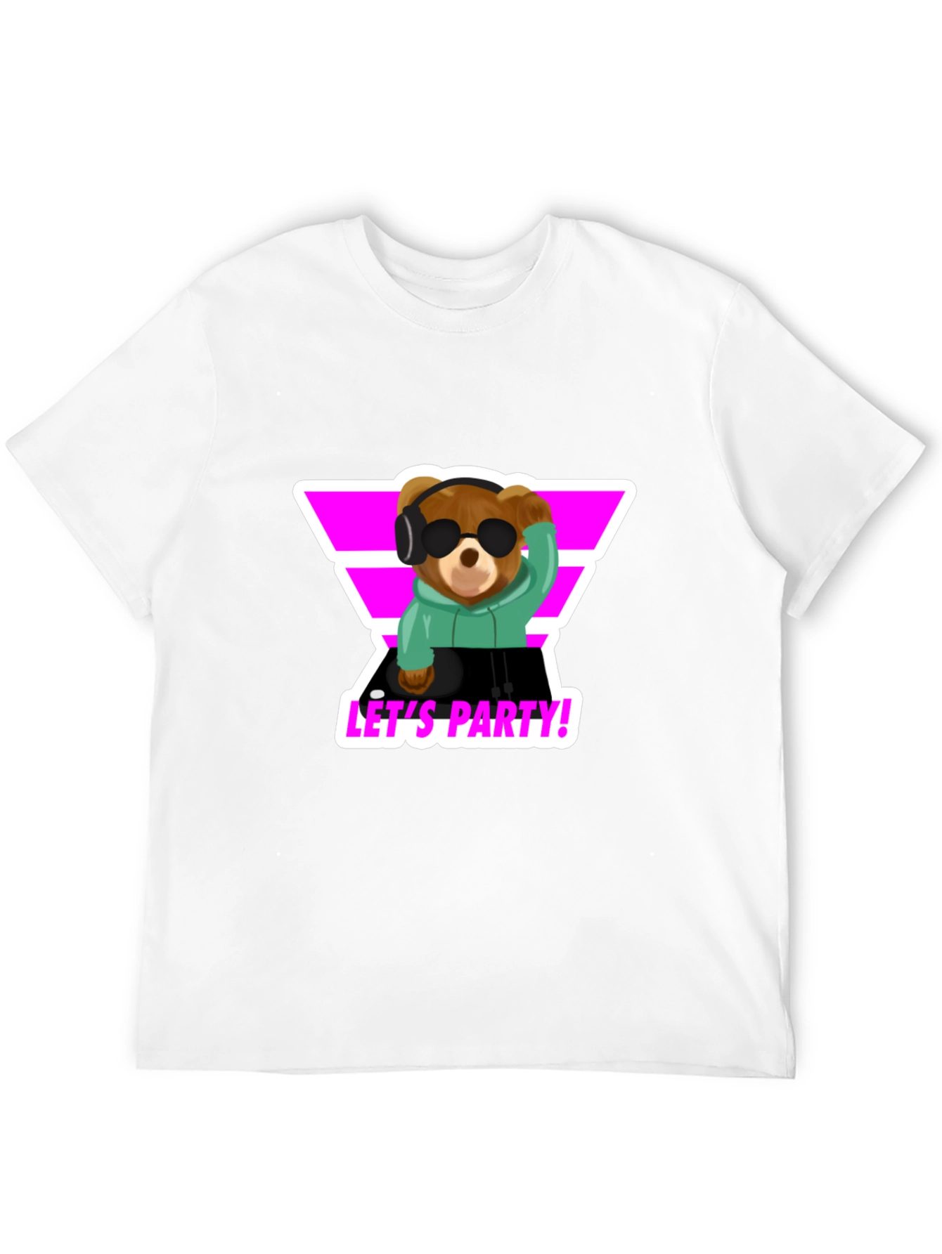 DJ Bear T-Shirt - Lets Party!