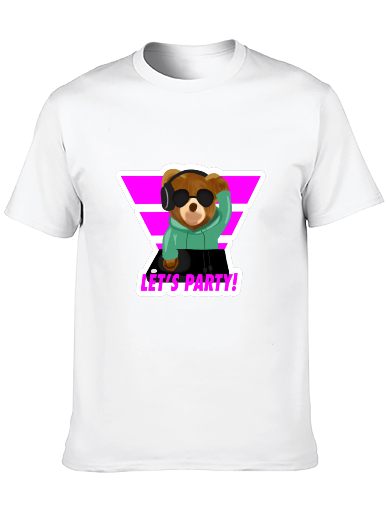 DJ Bear T-Shirt - Lets Party!