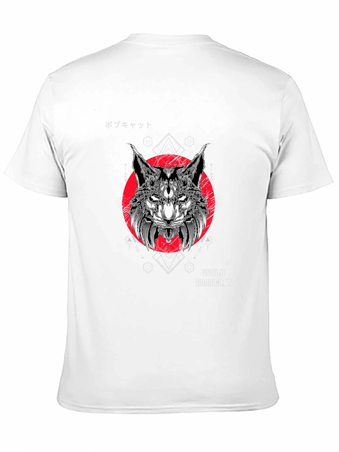 Wild Bobcat Graphic Tee - Black T-Shirt