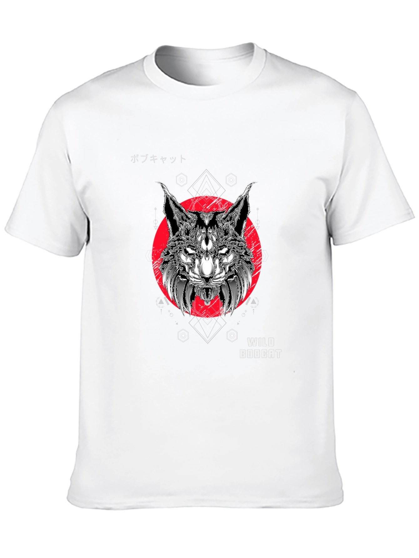 Wild Bobcat Graphic Tee - Black T-Shirt