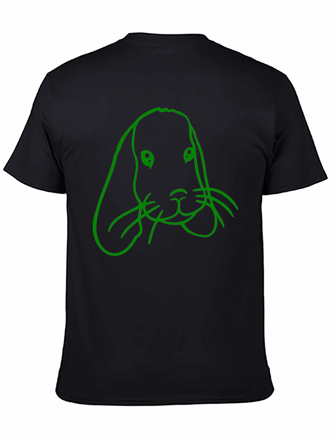 Rabbit Graphic Tee - Mens Black T-Shirt
