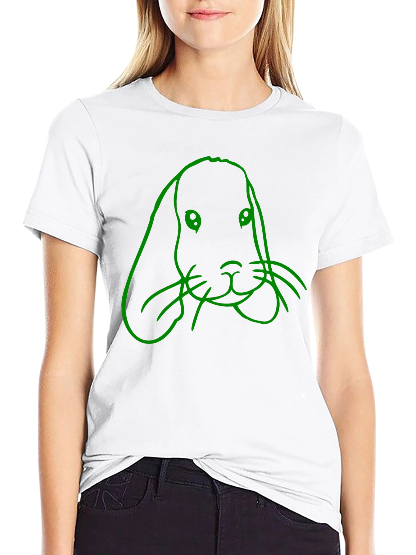 Rabbit Graphic Tee - Mens Black T-Shirt