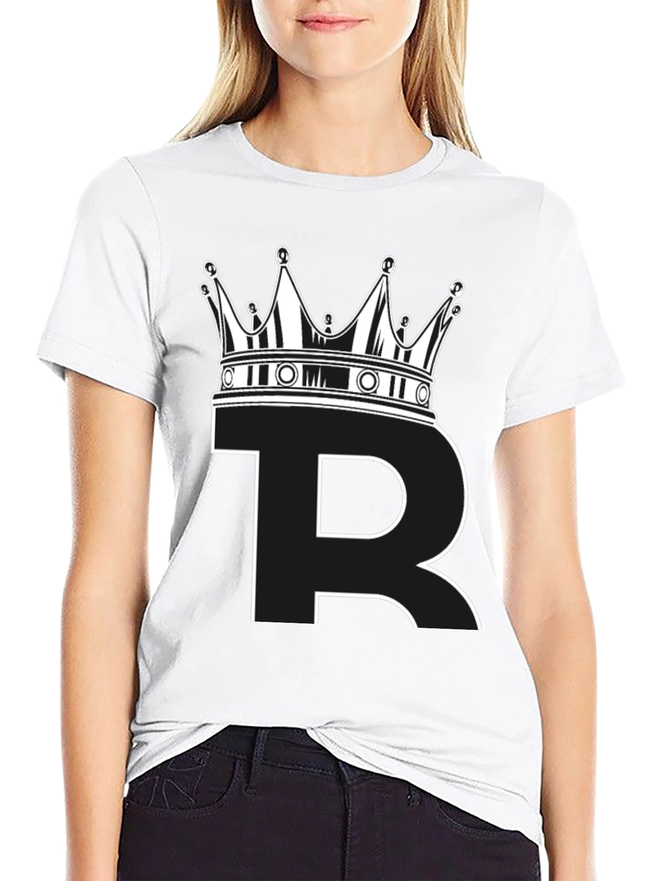 Bitcoin King Black T-Shirt - Crypto Crown Design