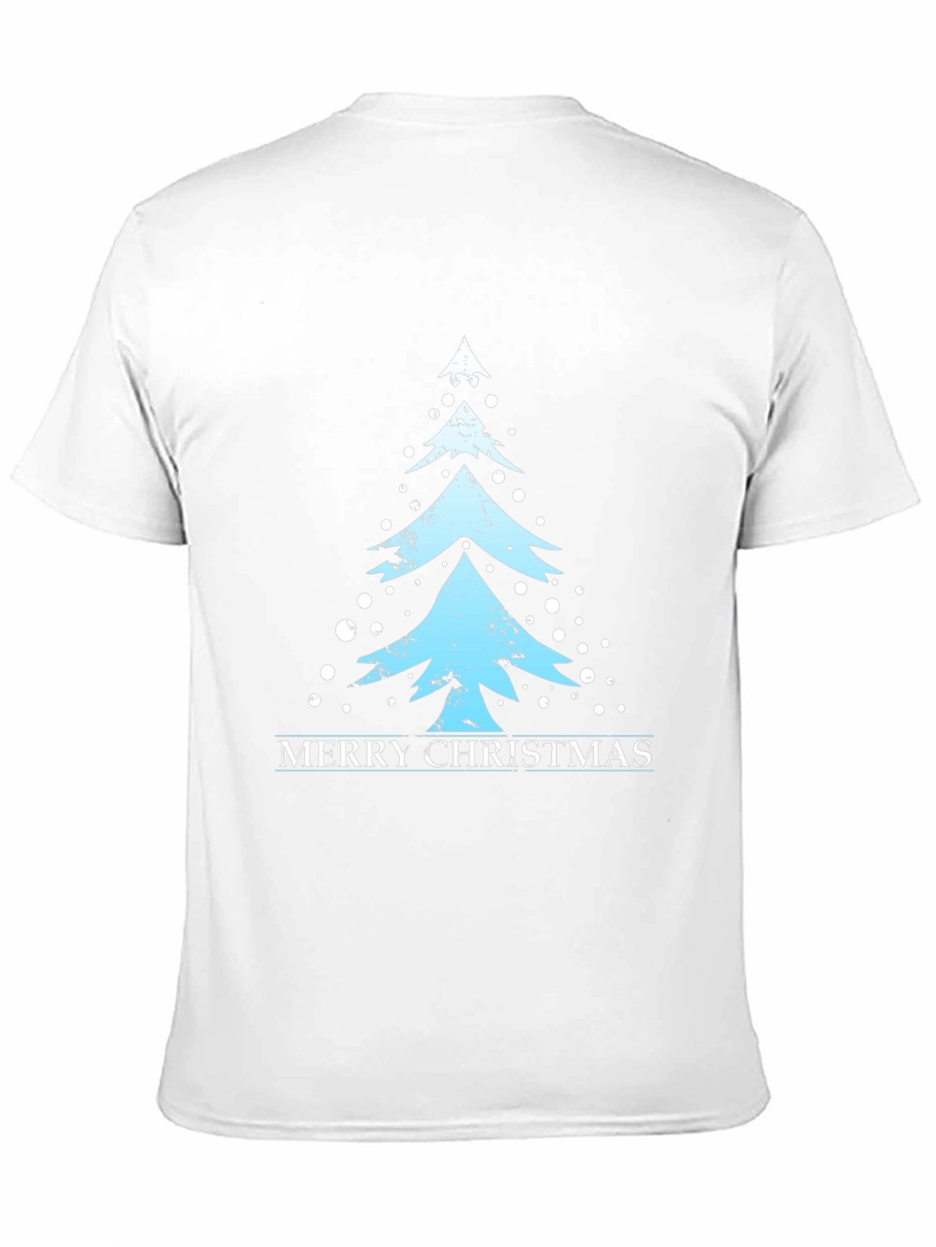 Merry Christmas Tree Graphic T-Shirt