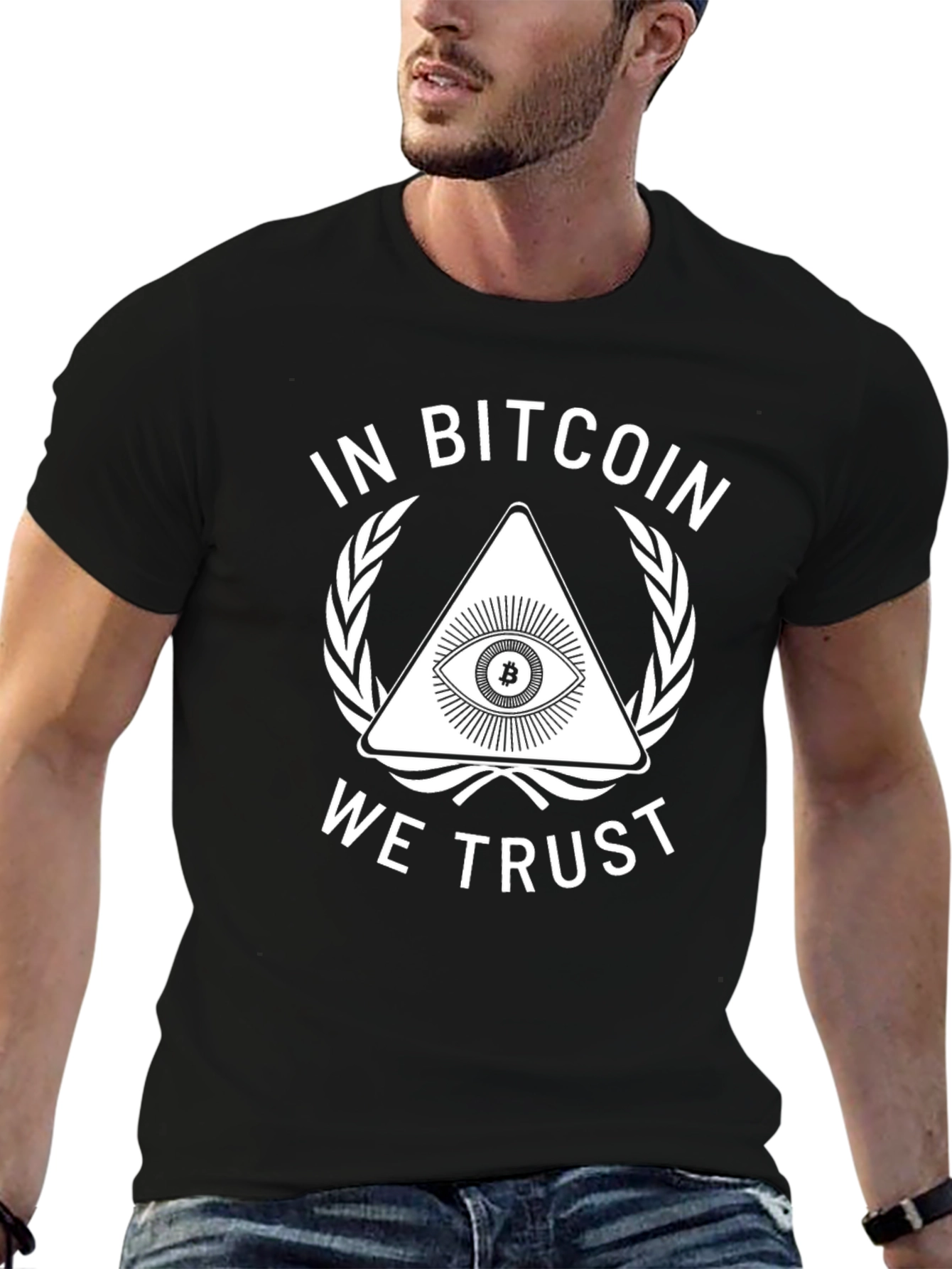 In Bitcoin We Trust T-Shirt Crypto Currency Tee