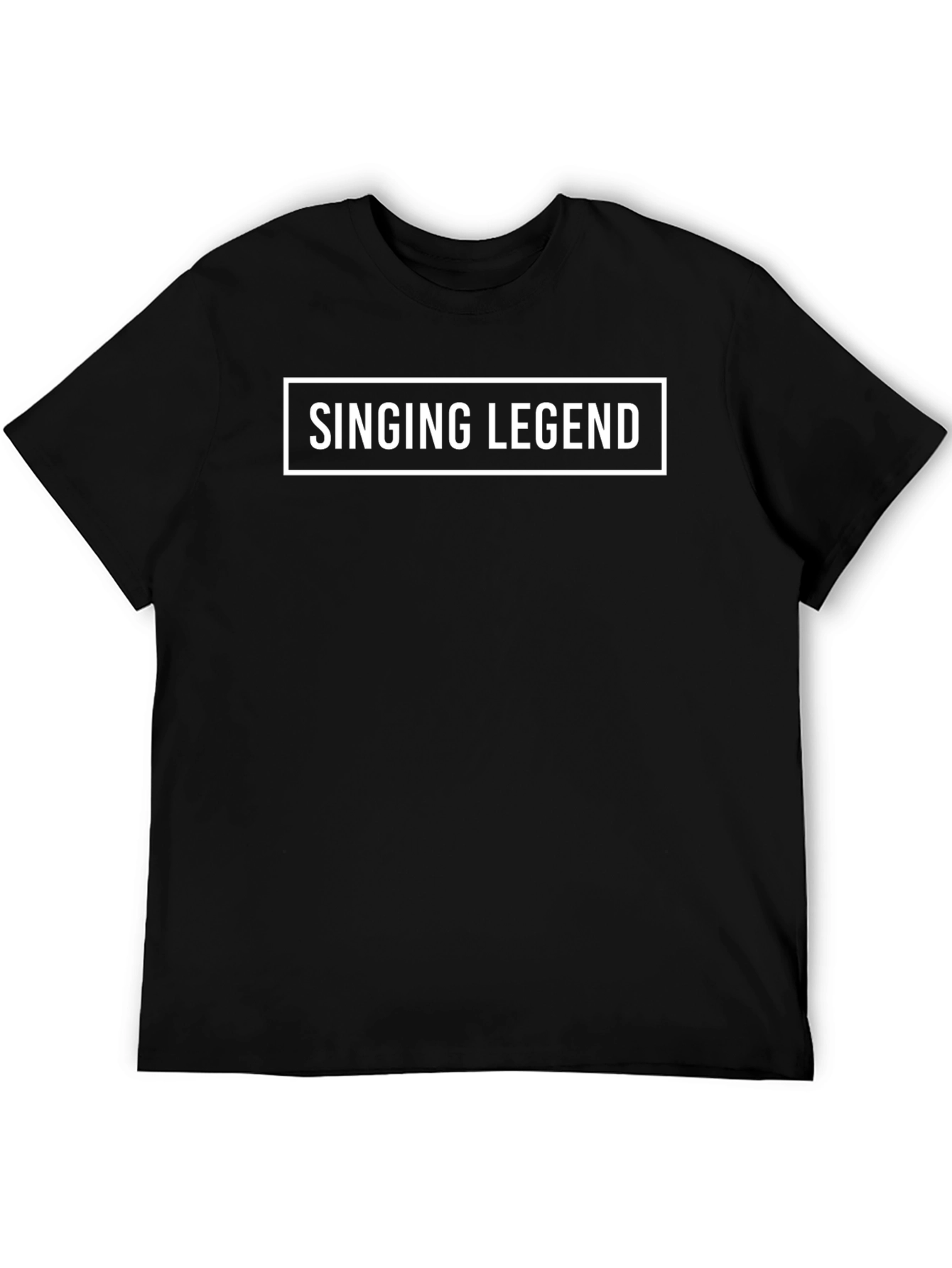 Singing Legend Graphic Tee - Black