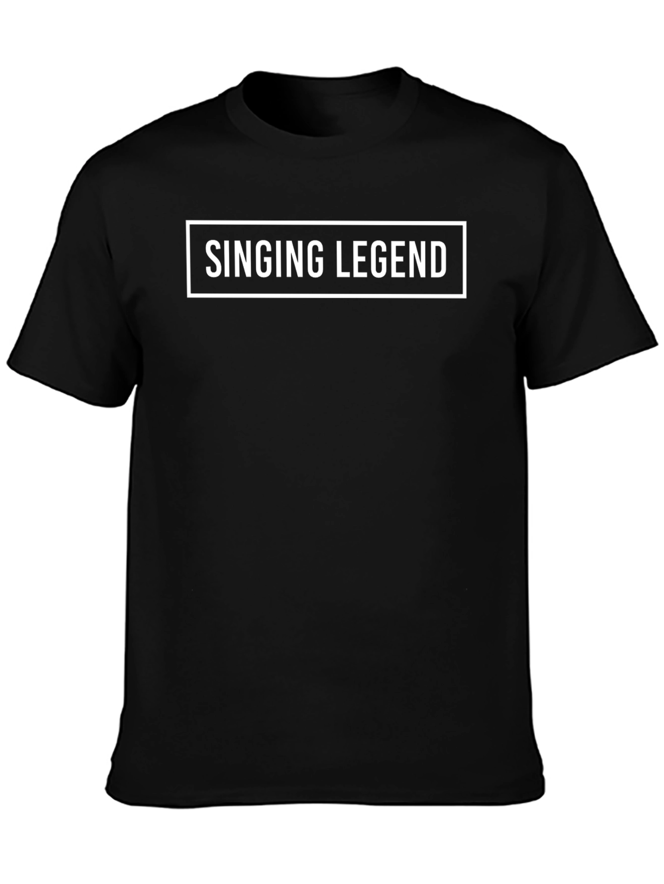 Singing Legend Graphic Tee - Black