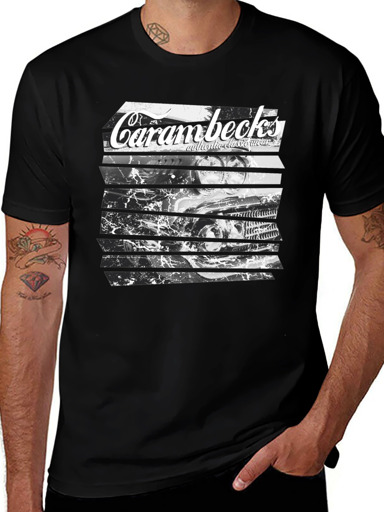 Carambecks Classic Graphic Tee - Black