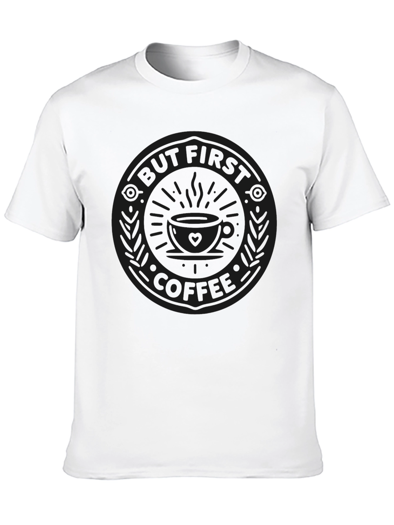 But First Coffee T-Shirt - Black Graphic Tee