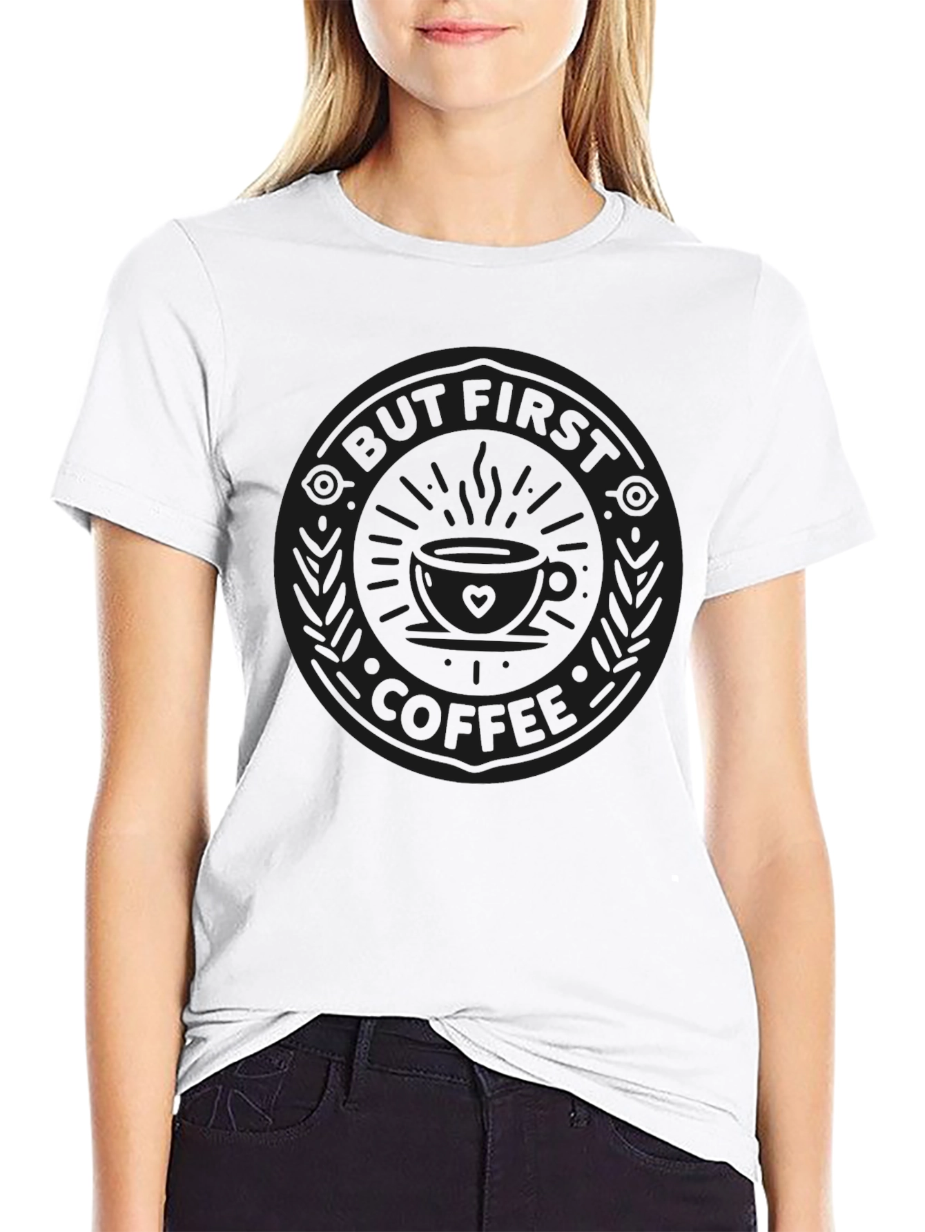 But First Coffee T-Shirt - Black Graphic Tee