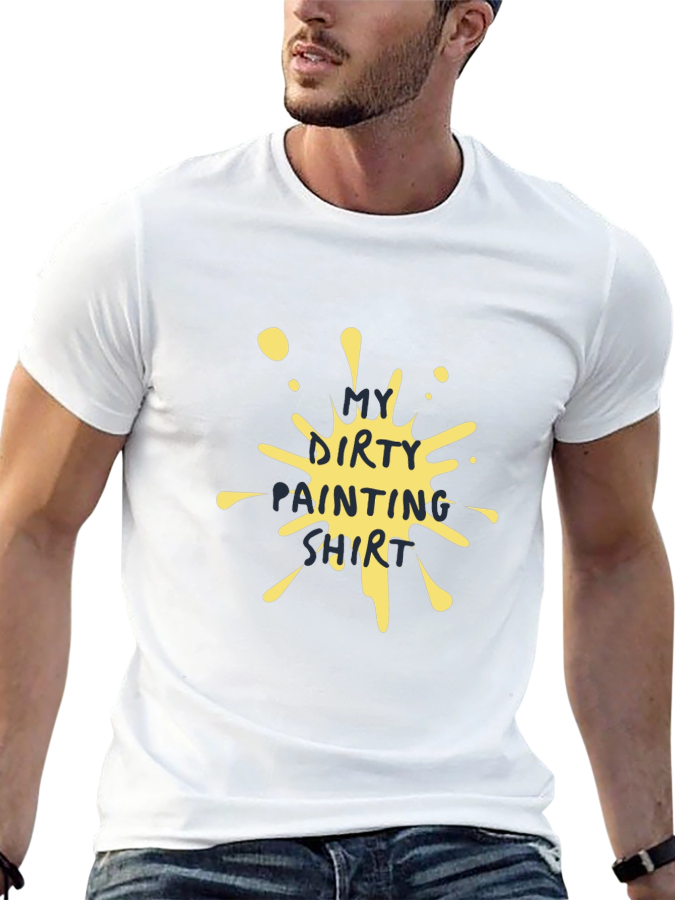Dirty Painting Shirt - Unique Artistic T-Shirt