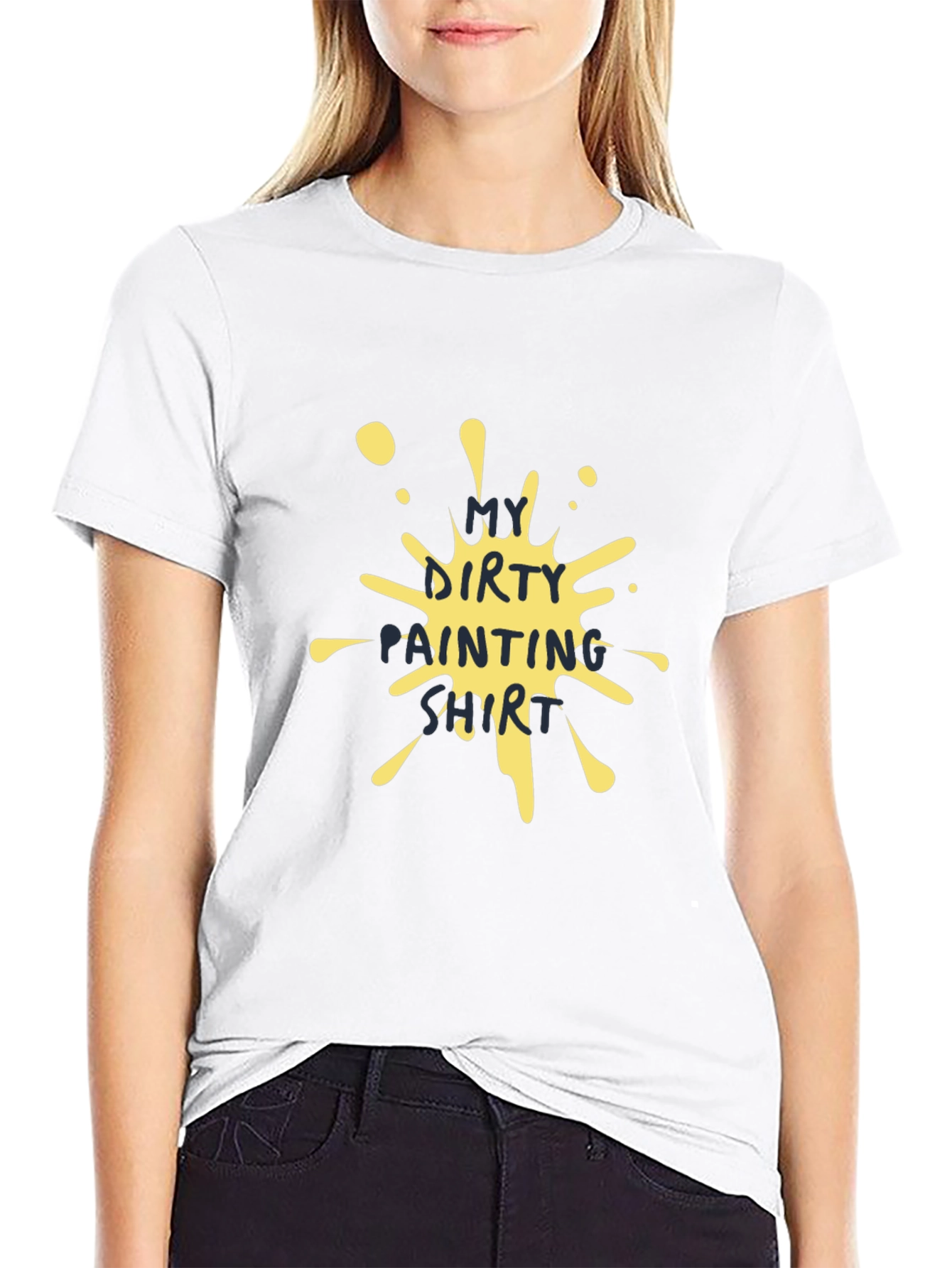 Dirty Painting Shirt - Unique Artistic T-Shirt