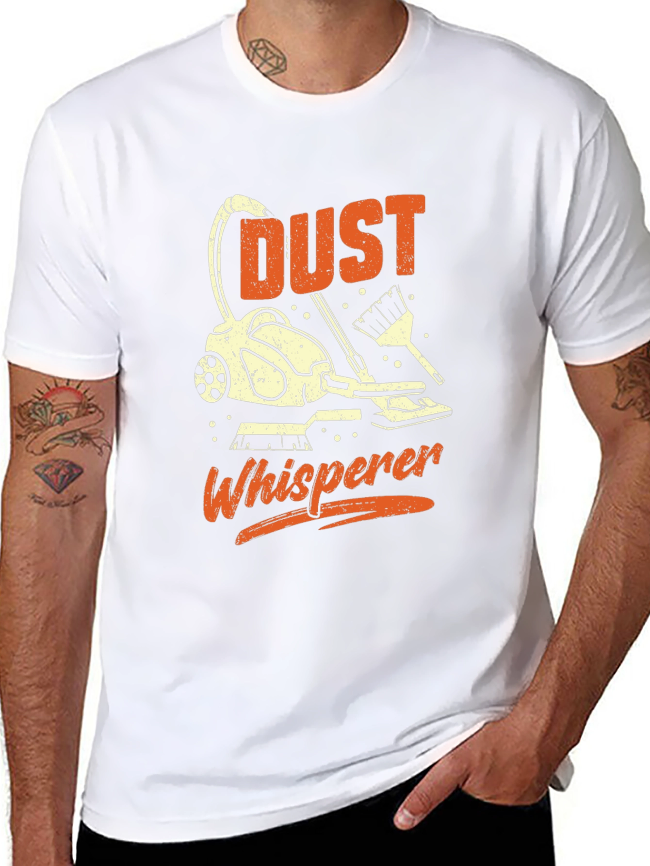 Dust Whisperer Graphic Tee - Cleaning Humor T-Shirt