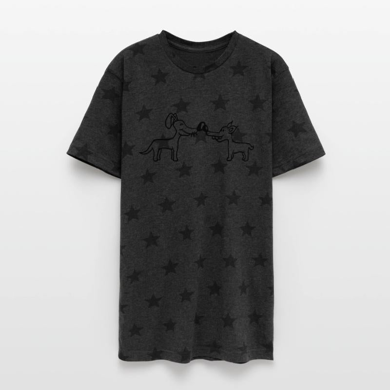 2 Dogs Big Nose Greet Team Two Friends Crew Funny