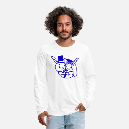 2 Rabbits Wedding Marriage Groom Bride Two Engaged