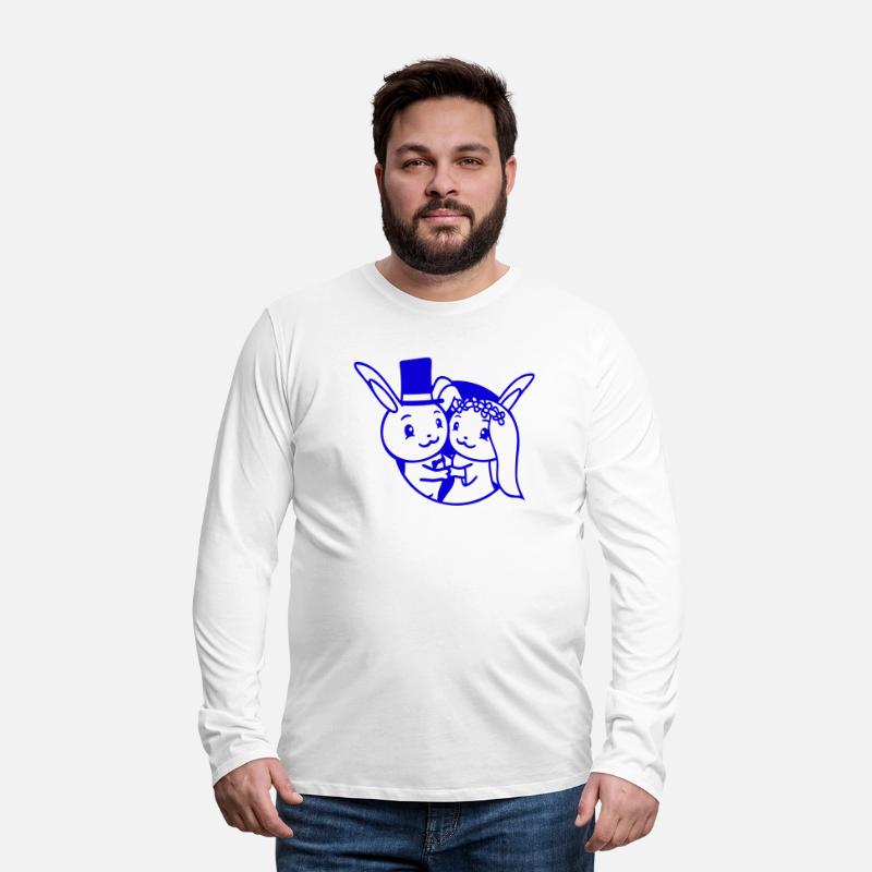 2 Rabbits Wedding Marriage Groom Bride Two Engaged