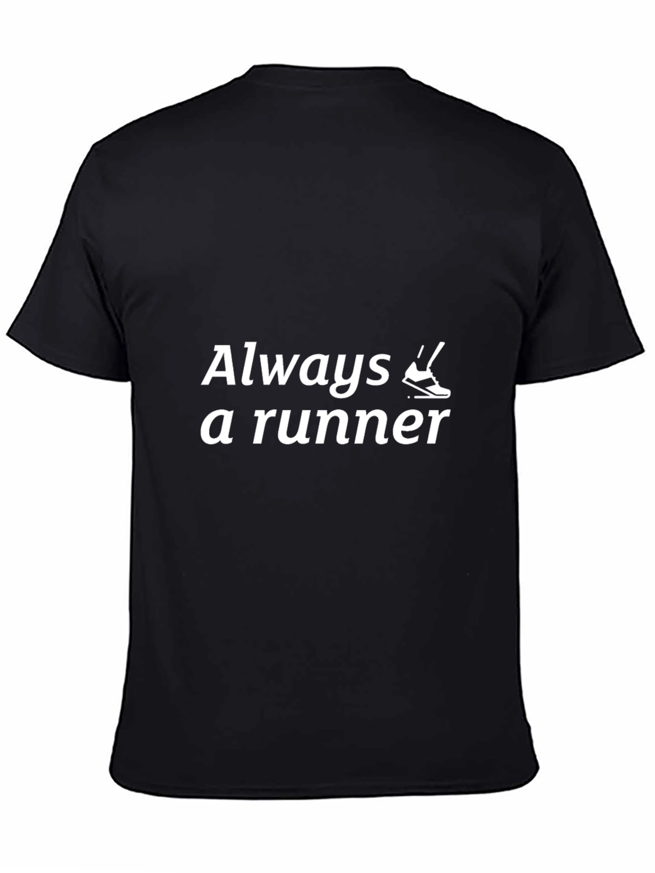Always a Runner Graphic Tee - Black