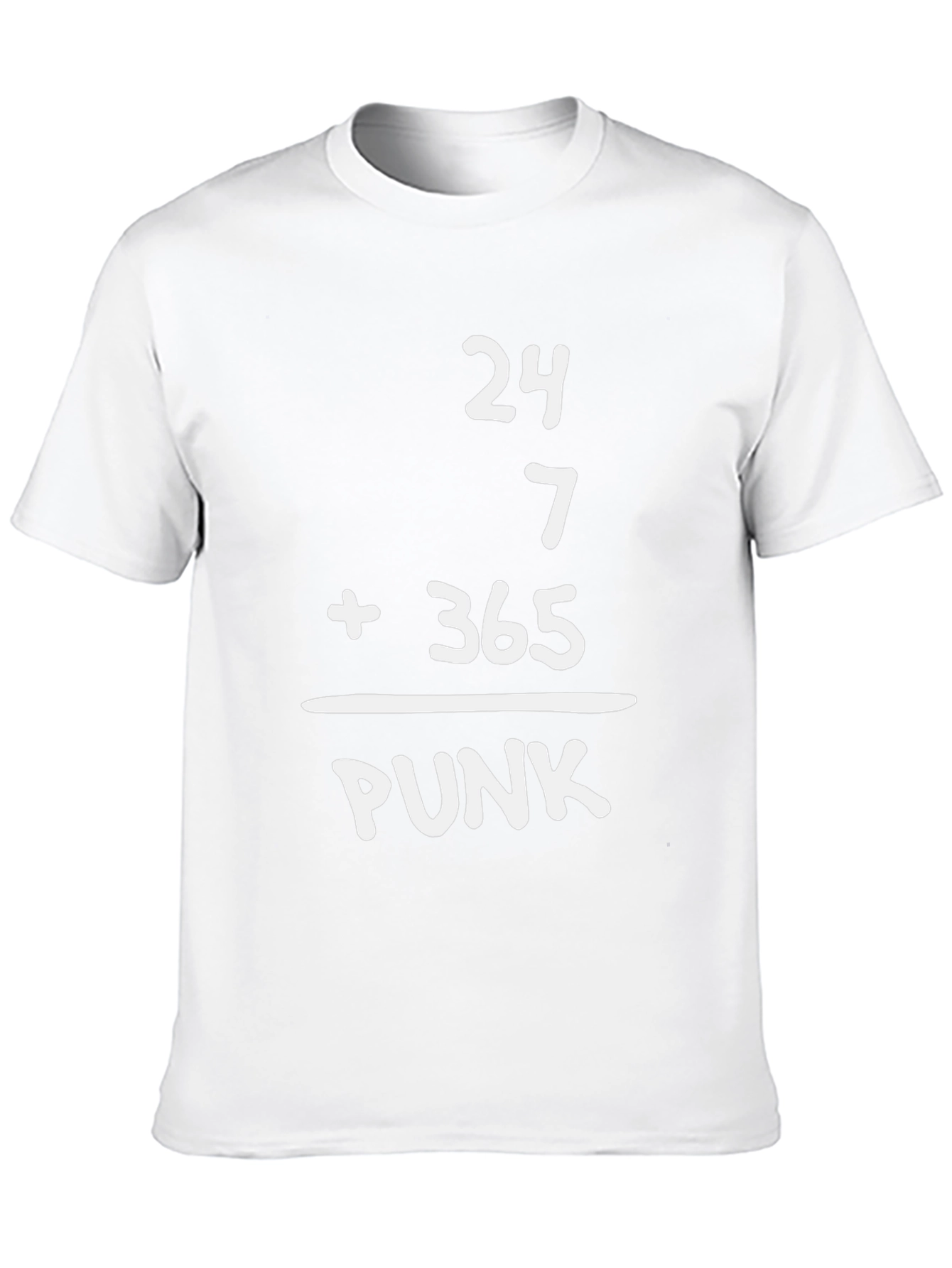 24/7 + 365 Punk Graphic Tee - Black