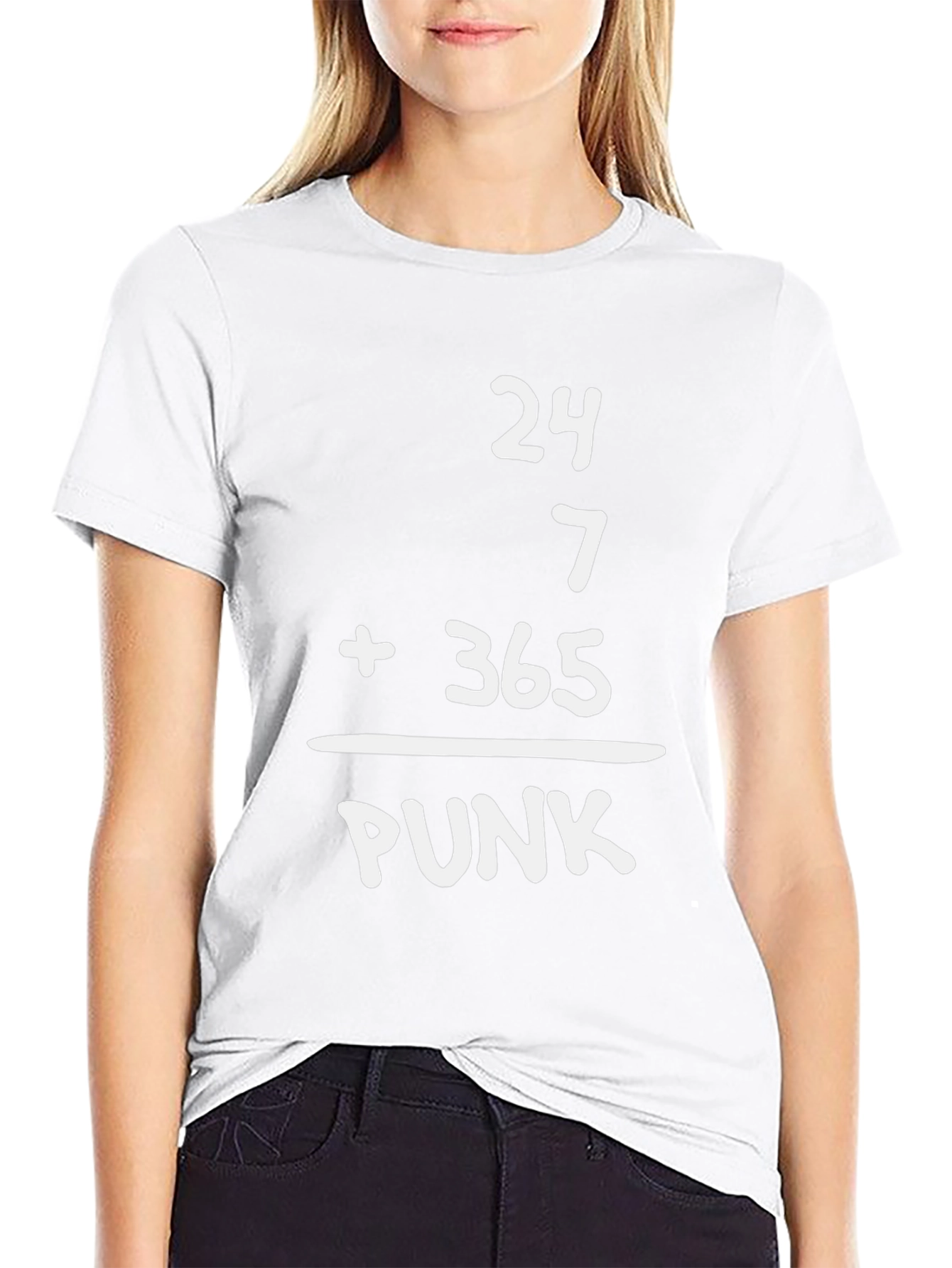 24/7 + 365 Punk Graphic Tee - Black