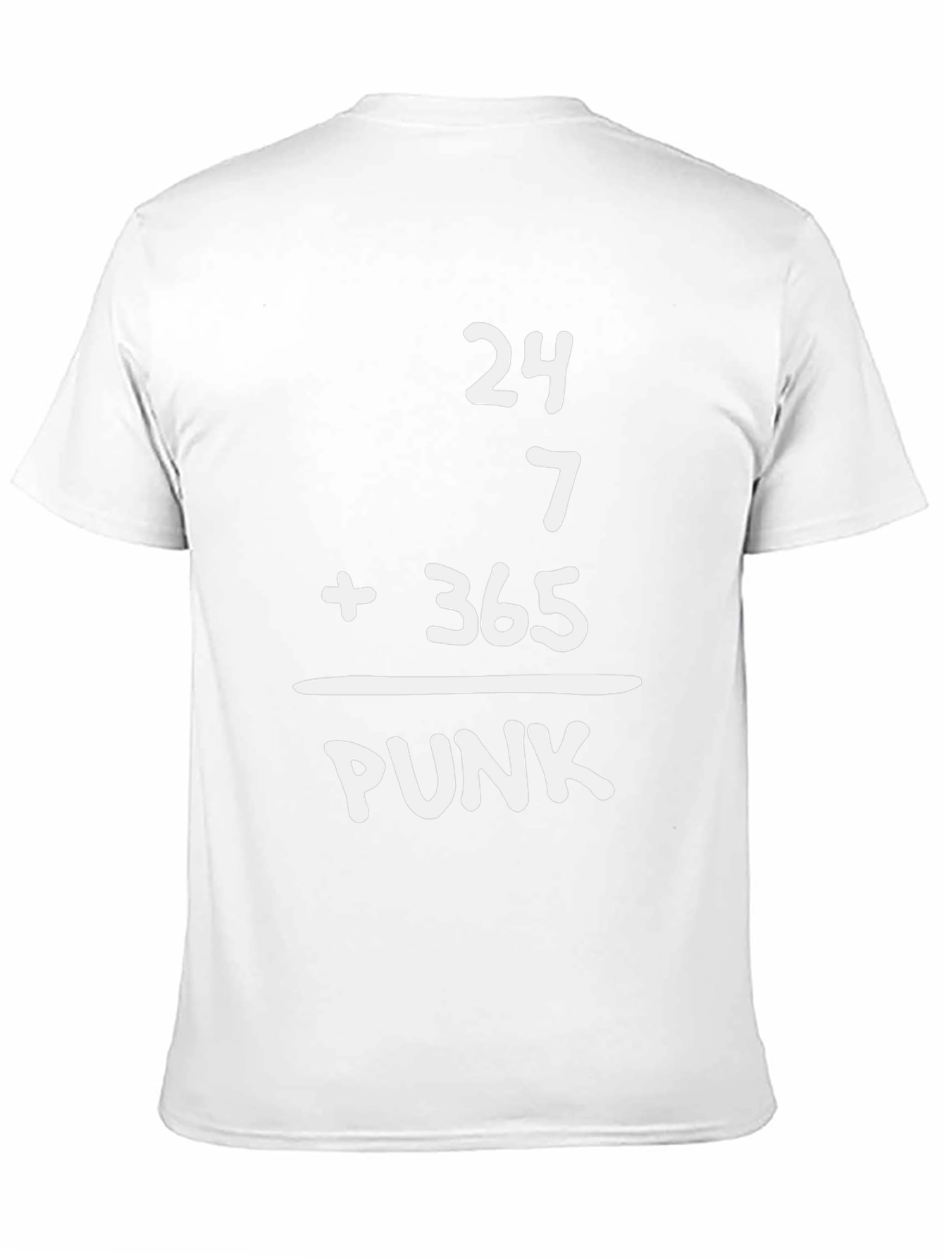 24/7 + 365 Punk Graphic Tee - Black