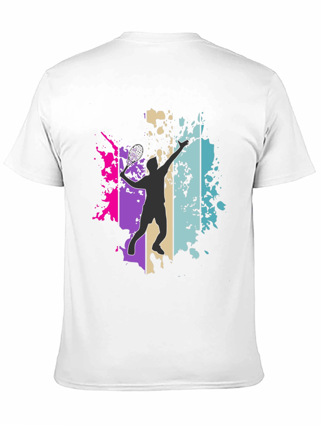 Lacrosse Player Graphic Tee - Trendy Sportswear