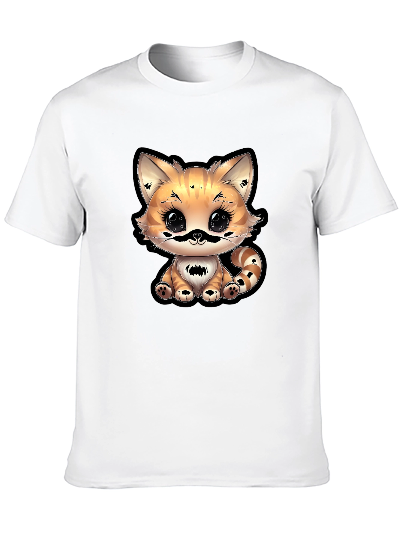 Cute Cartoon Cat T-Shirt