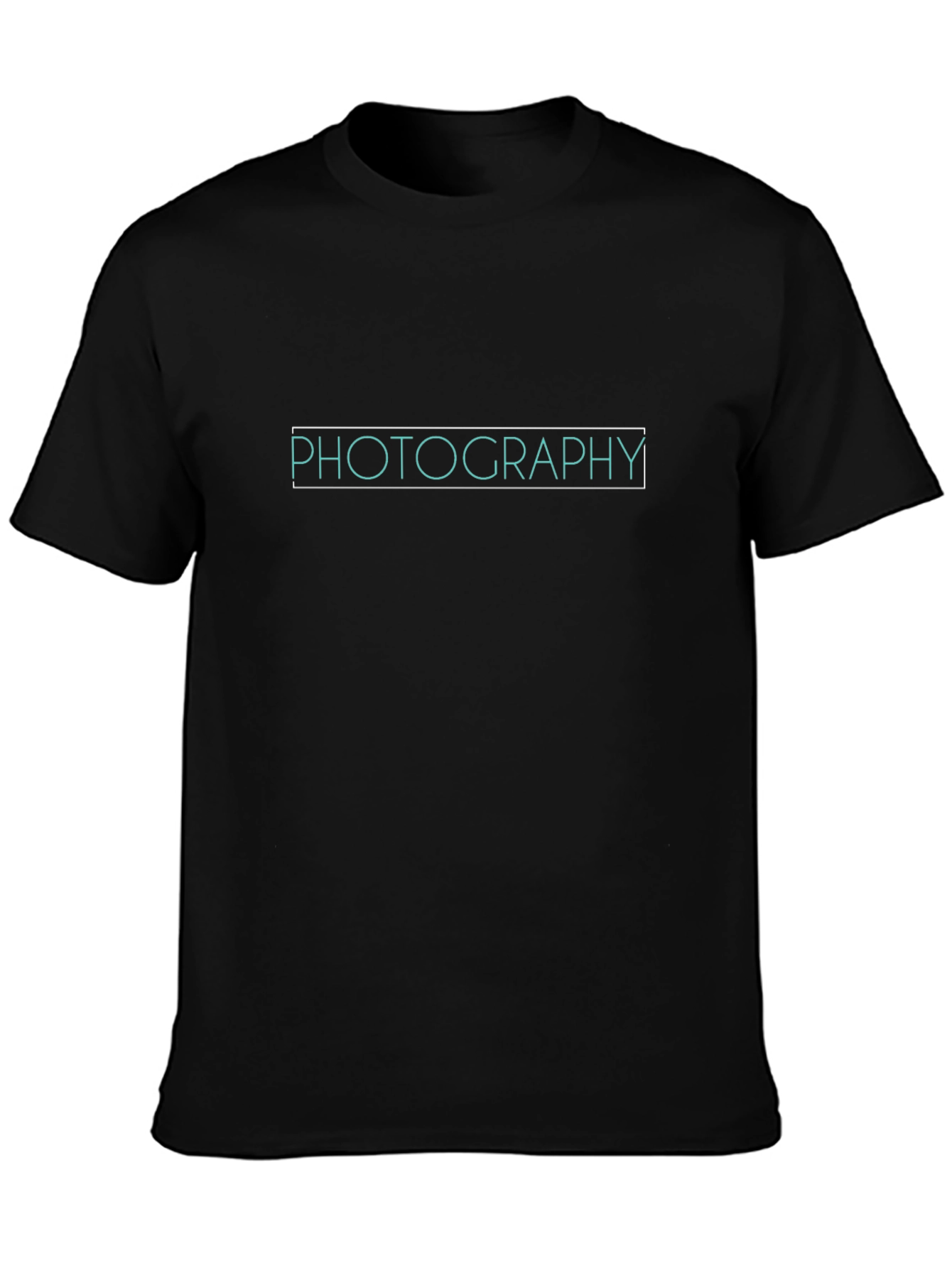 Photography Tee - Classic Black Cotton Shirt