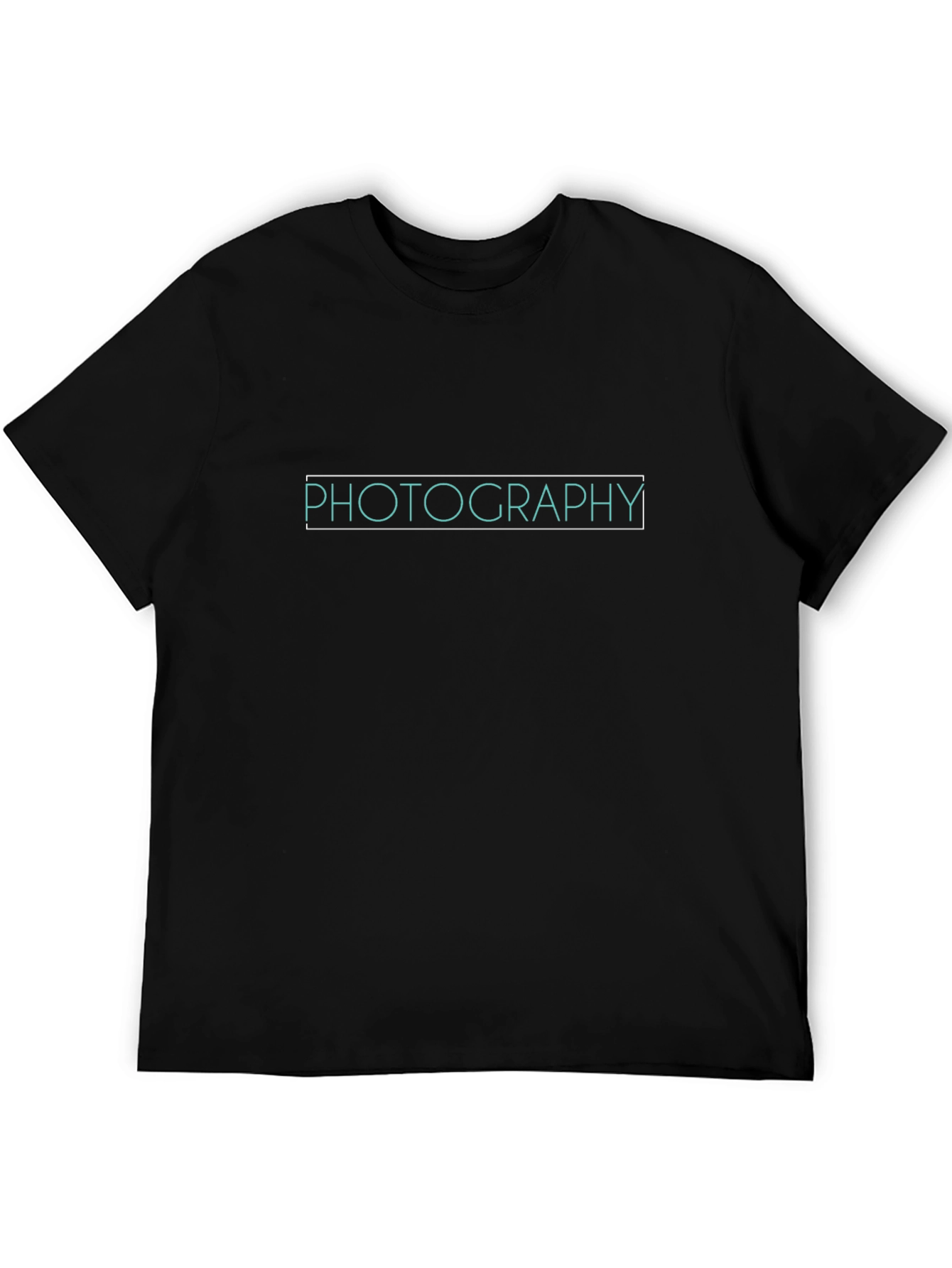 Photography Tee - Classic Black Cotton Shirt